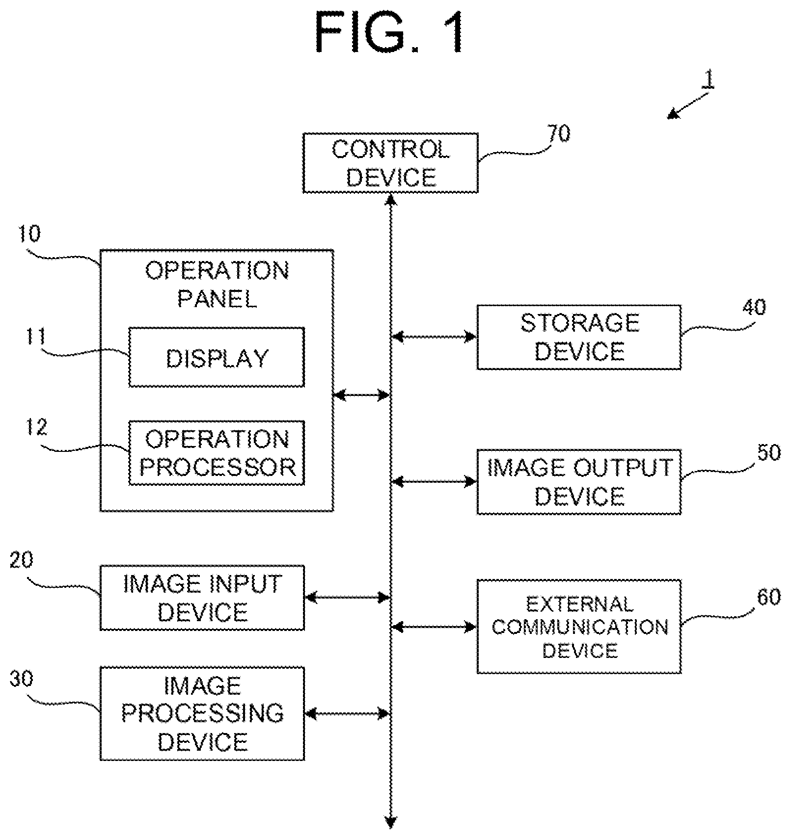 Patent US11805216 Figure 1 – Image processing device and image processing method capable of reading document selectively attached with a tag