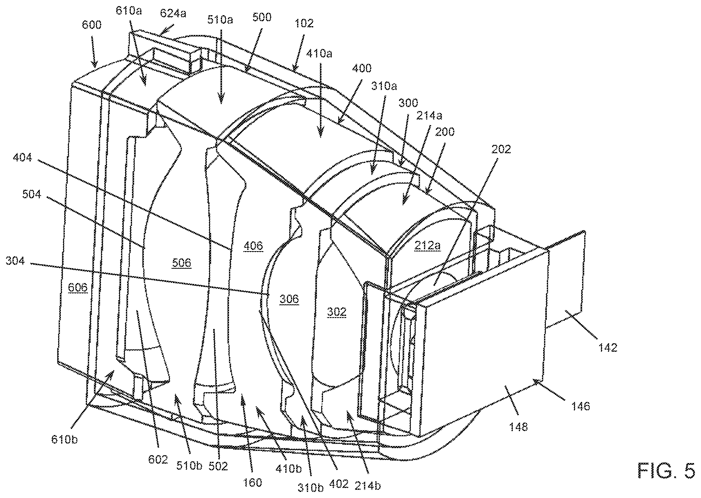 Patent US11805232 Figure 4 – Optical systems with compact image projector