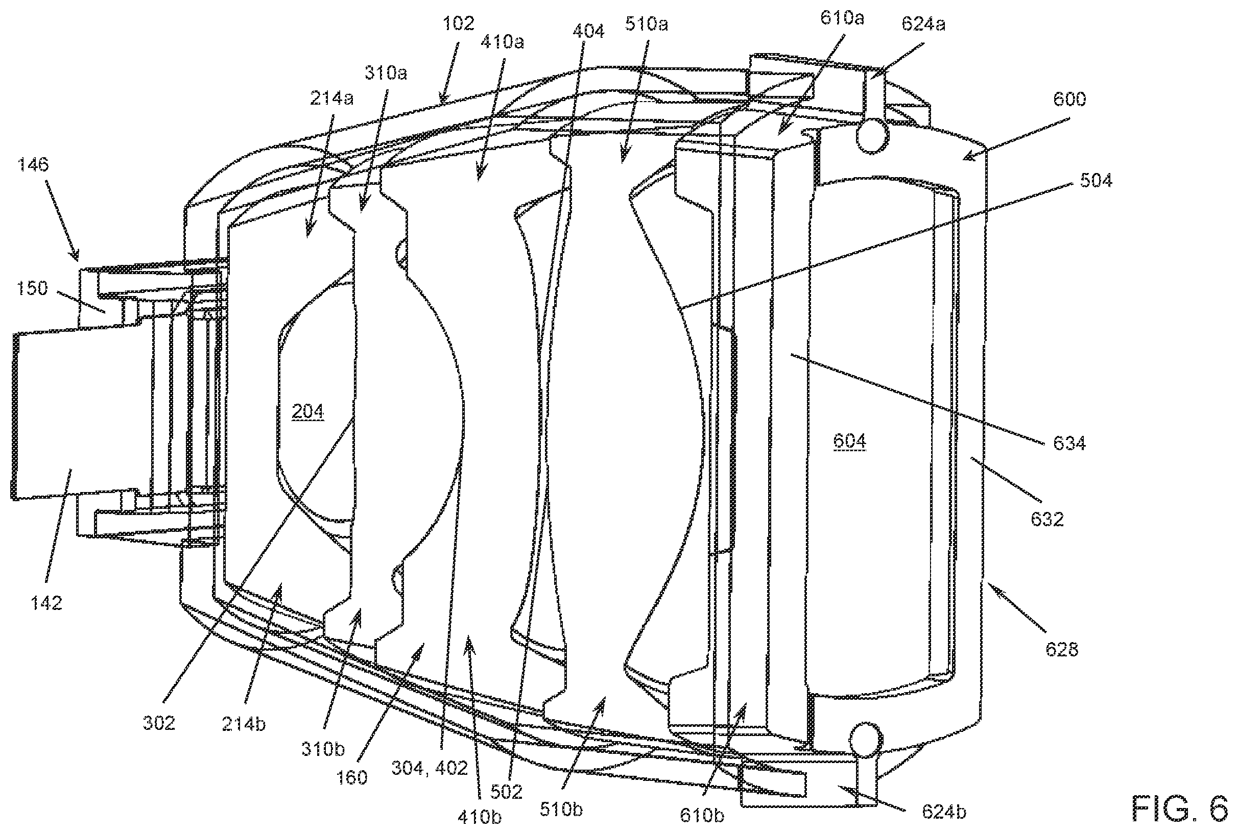 Patent US11805232 Figure 5 – Optical systems with compact image projector