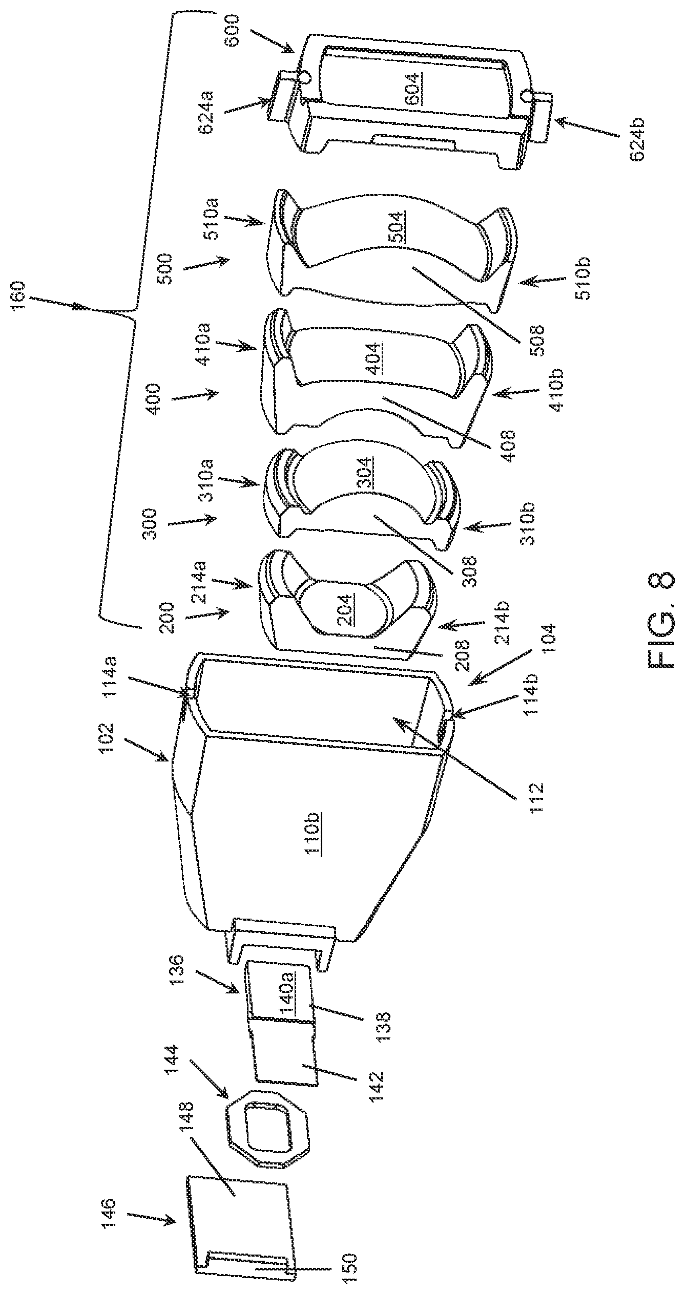 Patent US11805232 Figure 7 – Optical systems with compact image projector