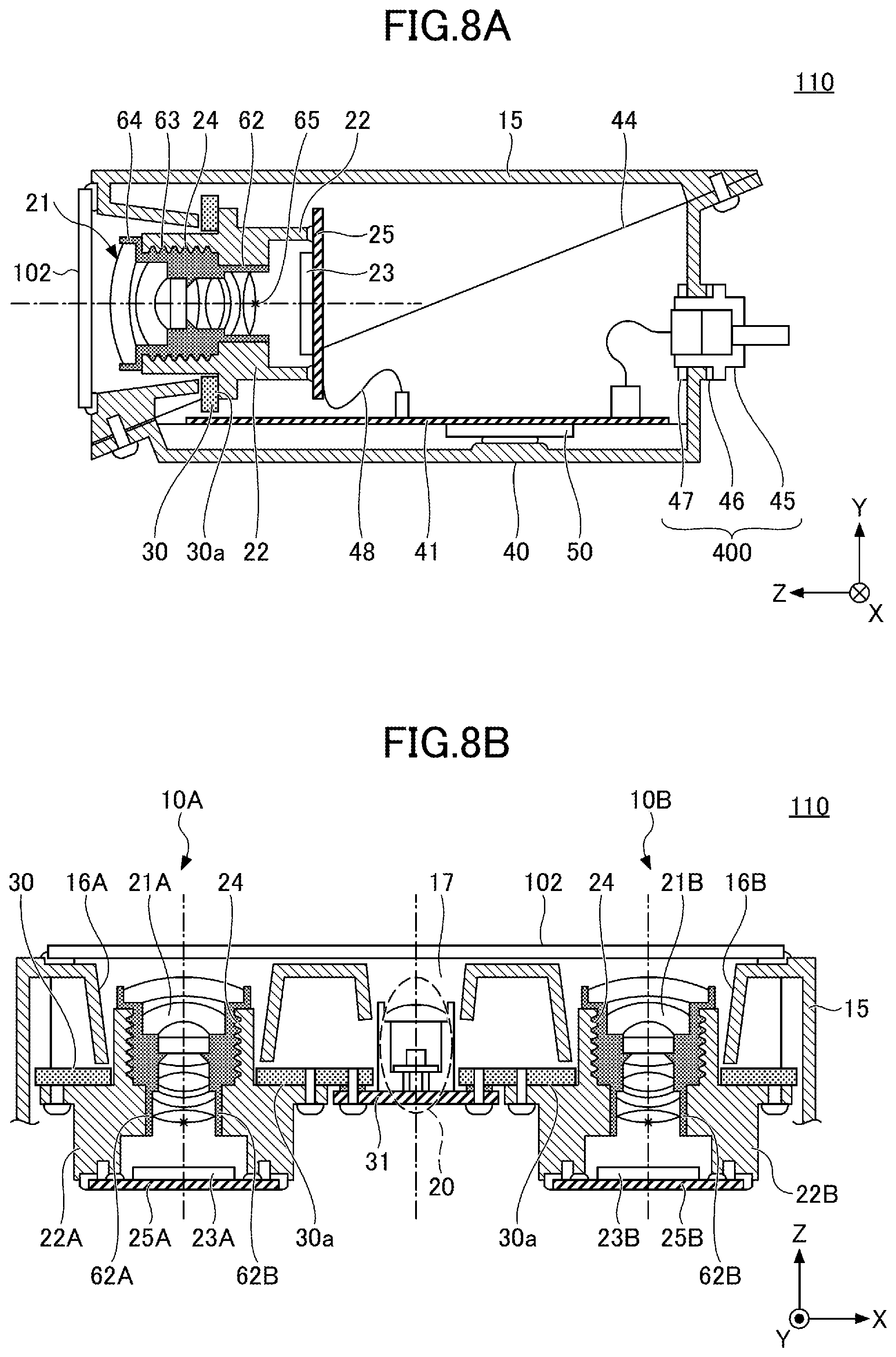 Patent US11805234 Figure 8 – Stereo camera device