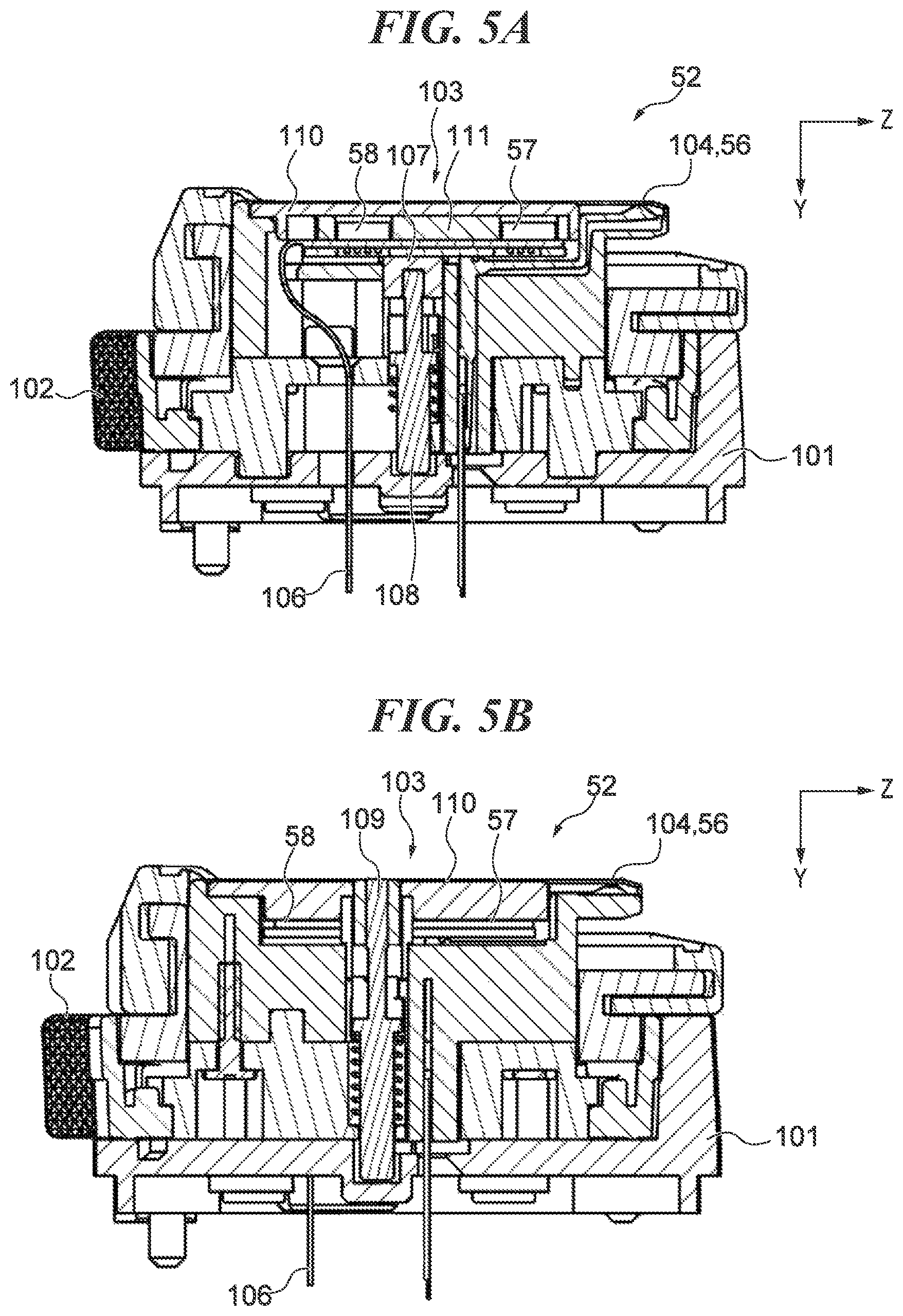 Patent US11805307 Figure 5 – Electronic apparatus capable of wirelessly communicating with external device mounted thereon, and external device