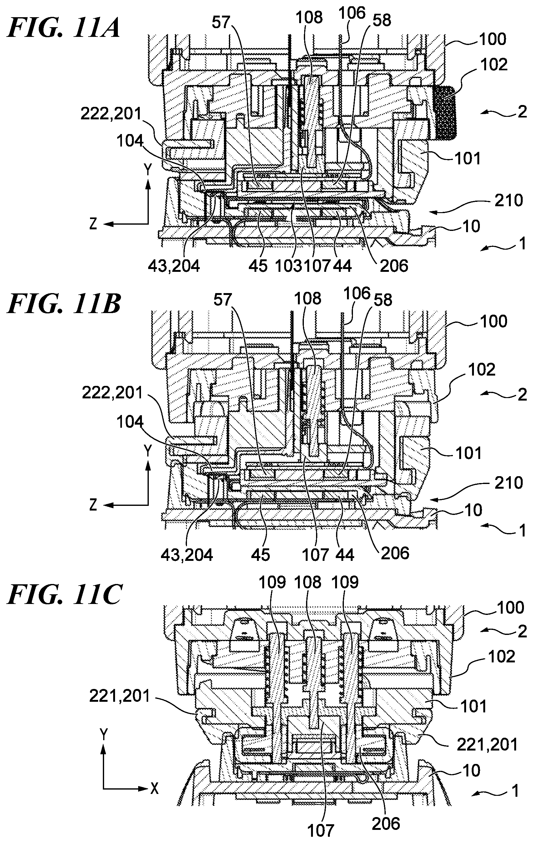 Patent US11805307 Figure 11 – Electronic apparatus capable of wirelessly communicating with external device mounted thereon, and external device