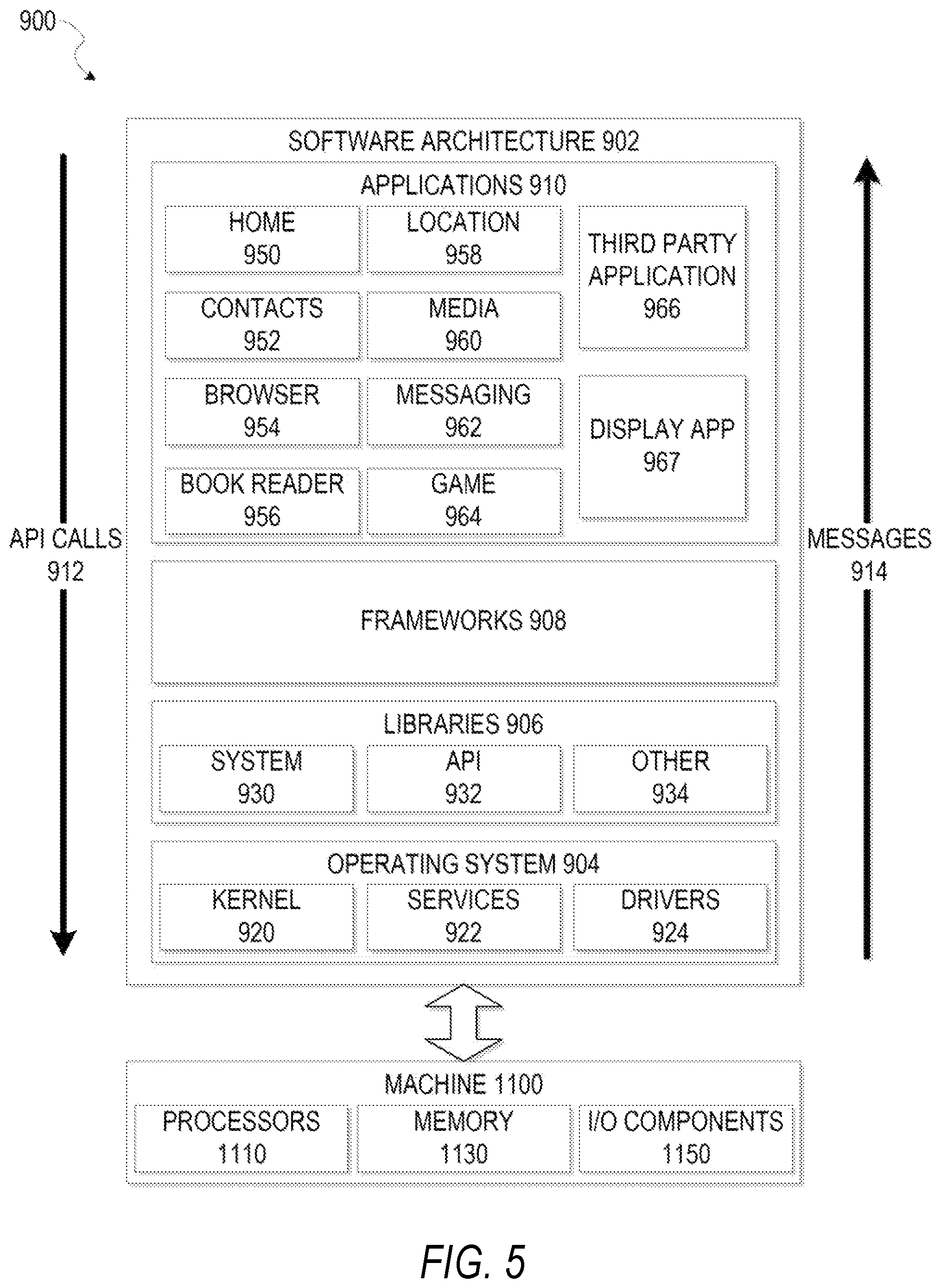 Patent US11805309 Figure 7 – Eyewear device mode indication