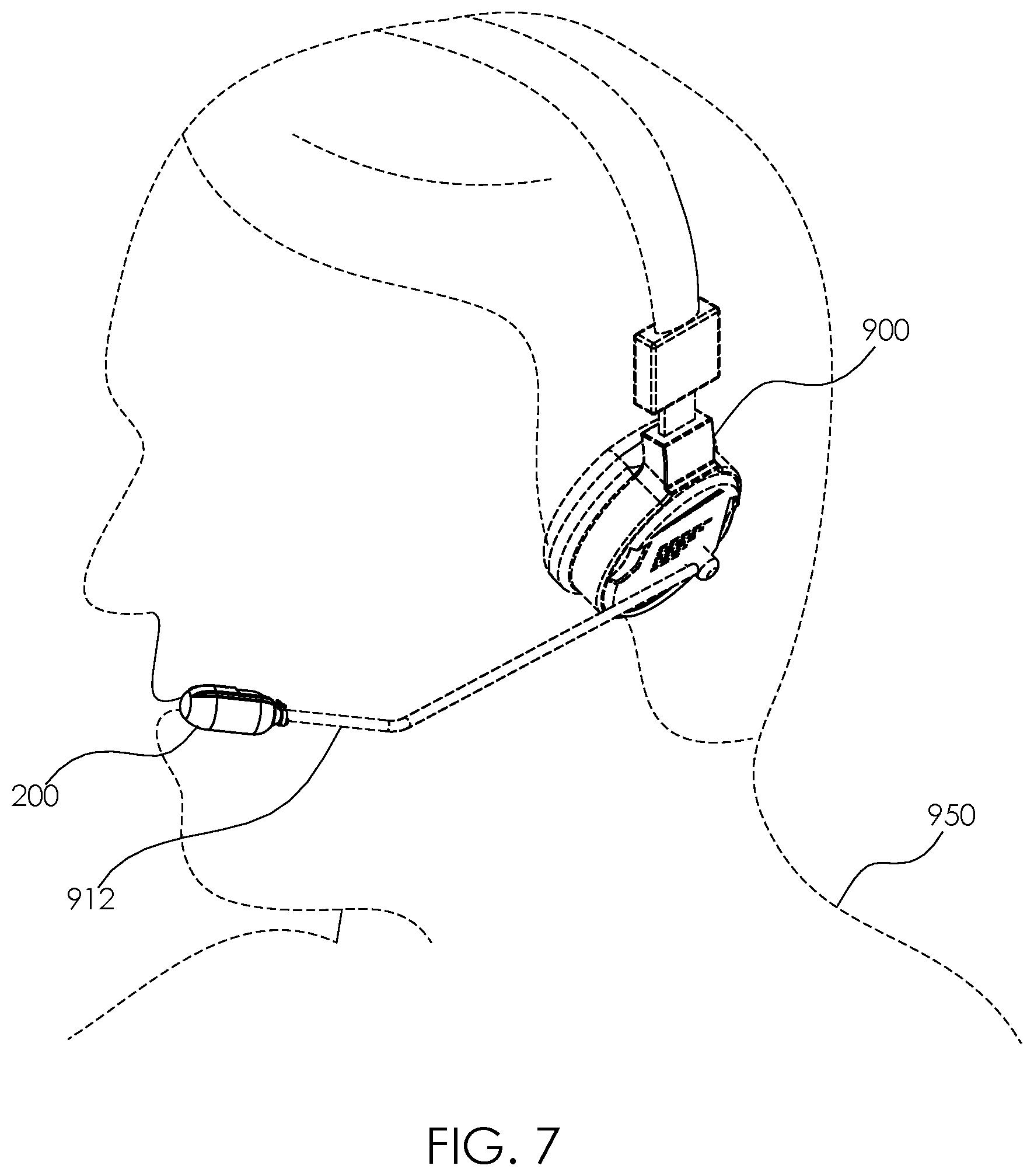 Patent US11805346 Figure 4 – Pilot microphone cover for reducing ambient noise