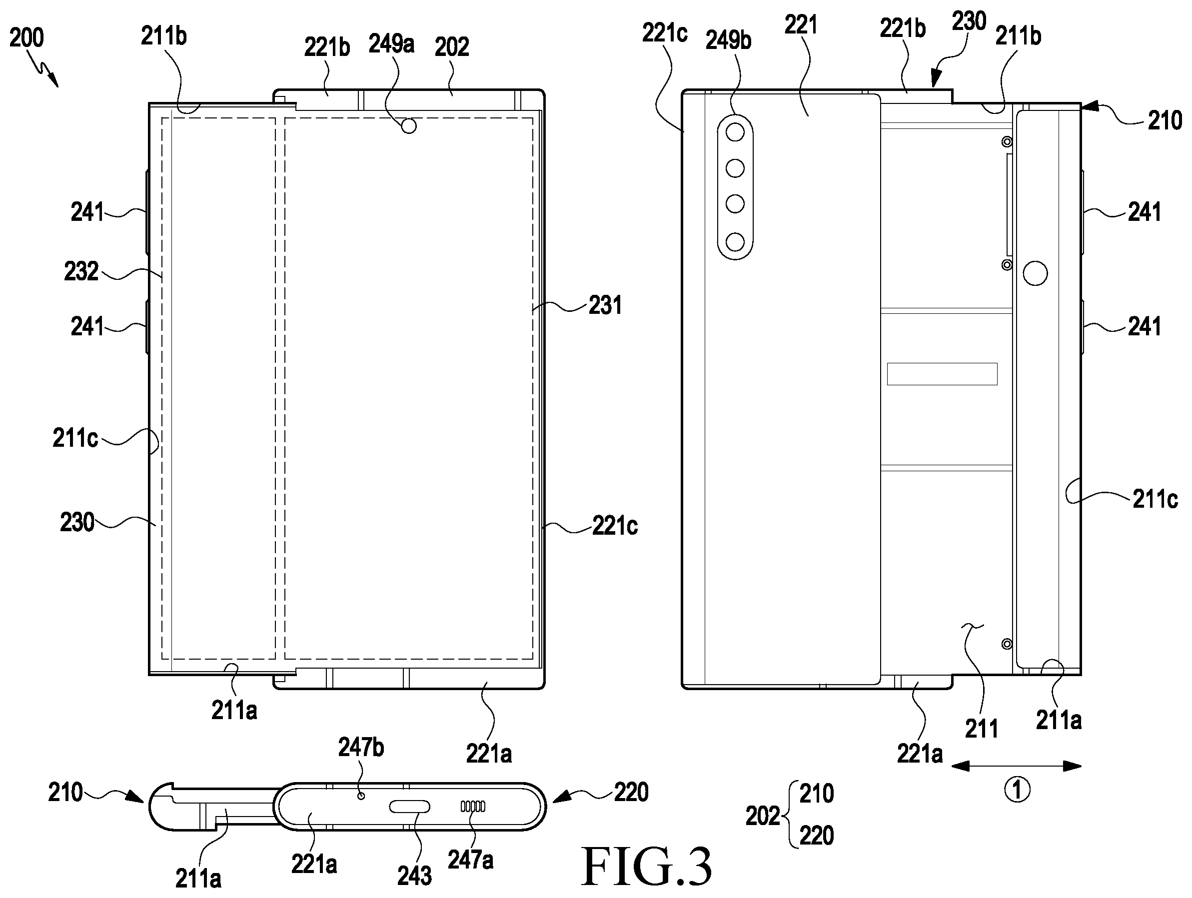 Patent US11805357 Figure 3 – Electronic device including speaker module