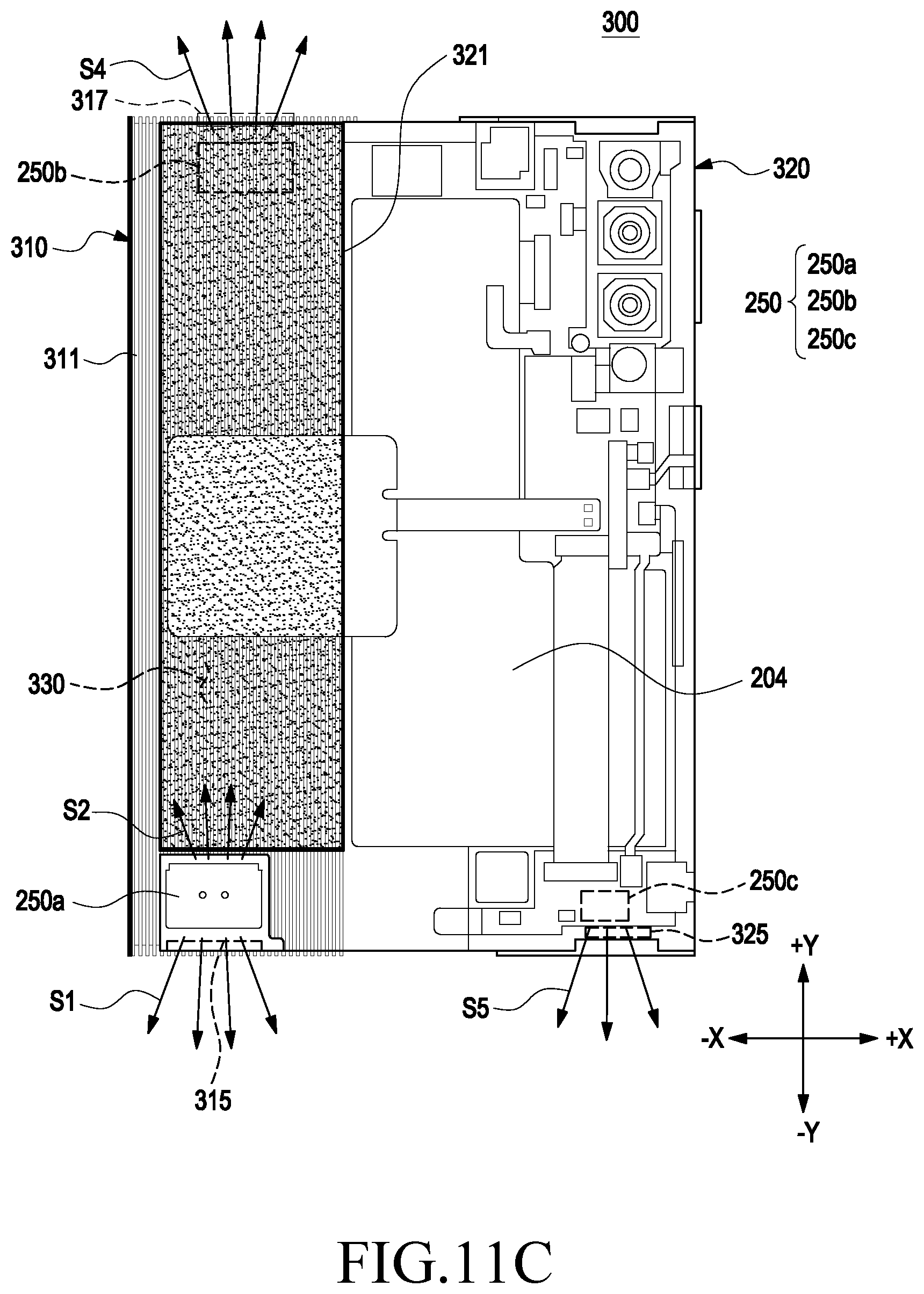Patent US11805357 Figure 13 – Electronic device including speaker module