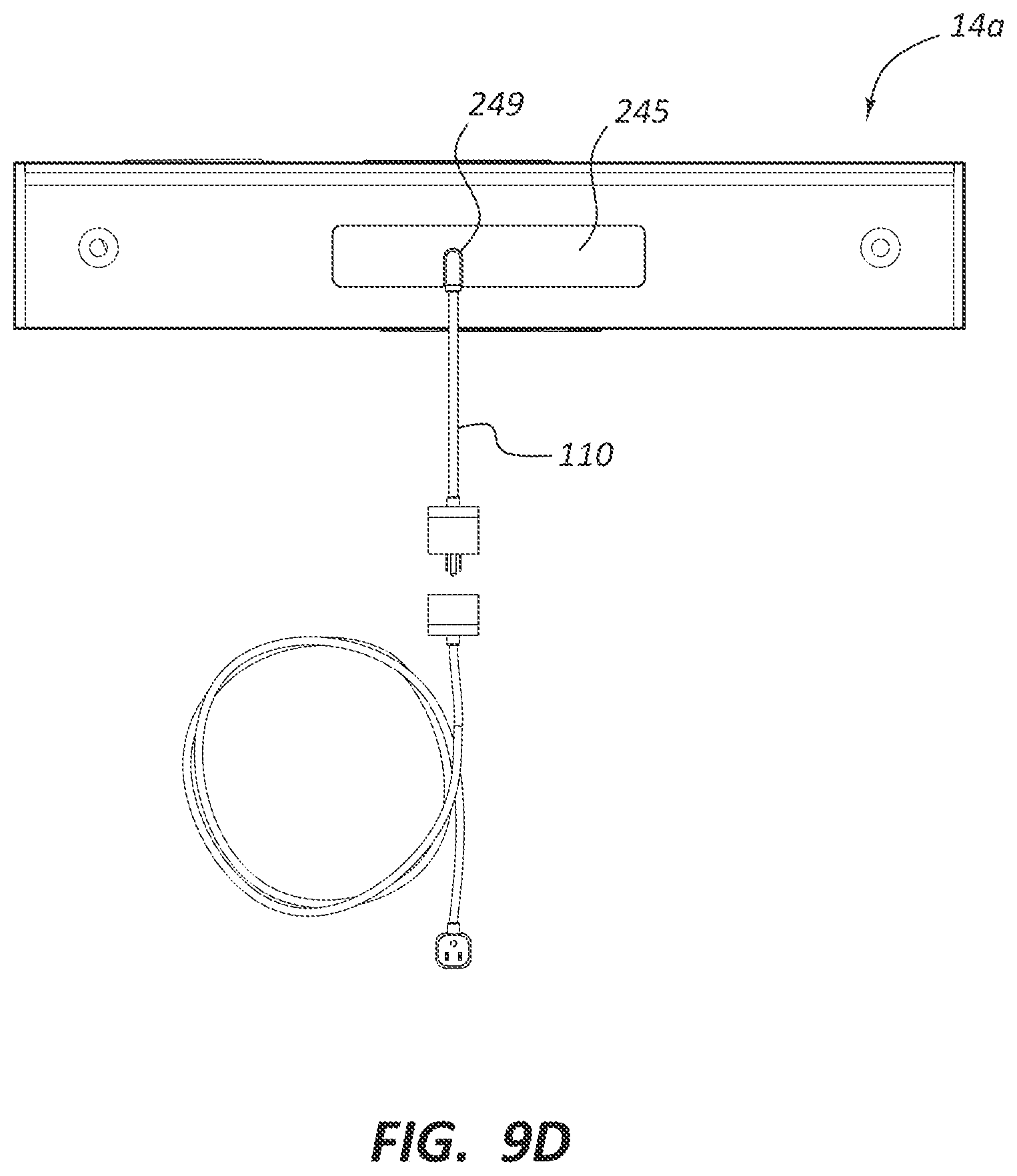 Patent US11805363 Figure 14 – Electronic furniture assembly with integrated internal speaker system including downward oriented speaker