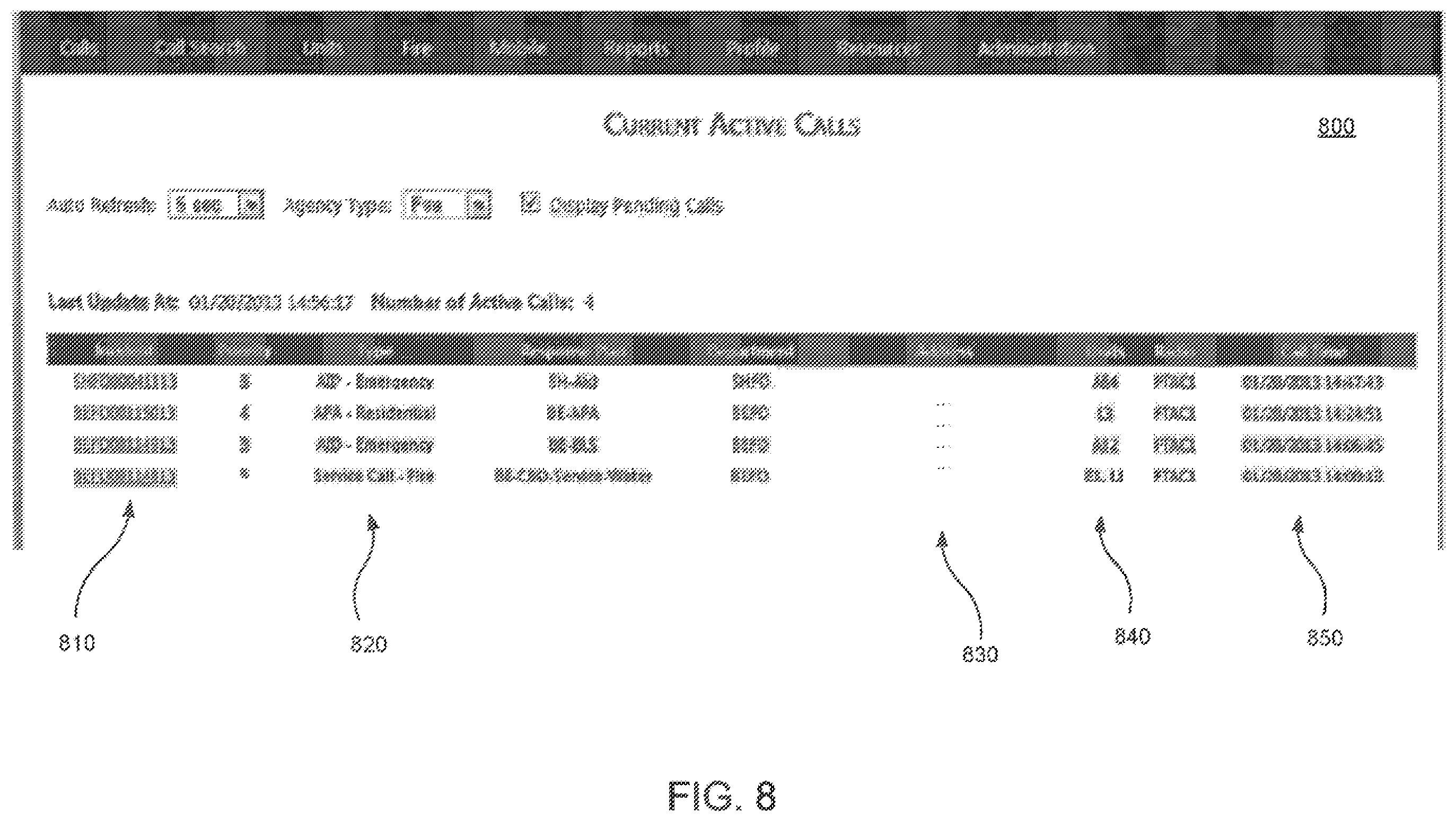 Patent US11805398 Figure 8 – Method and system for an integrated public safety solution