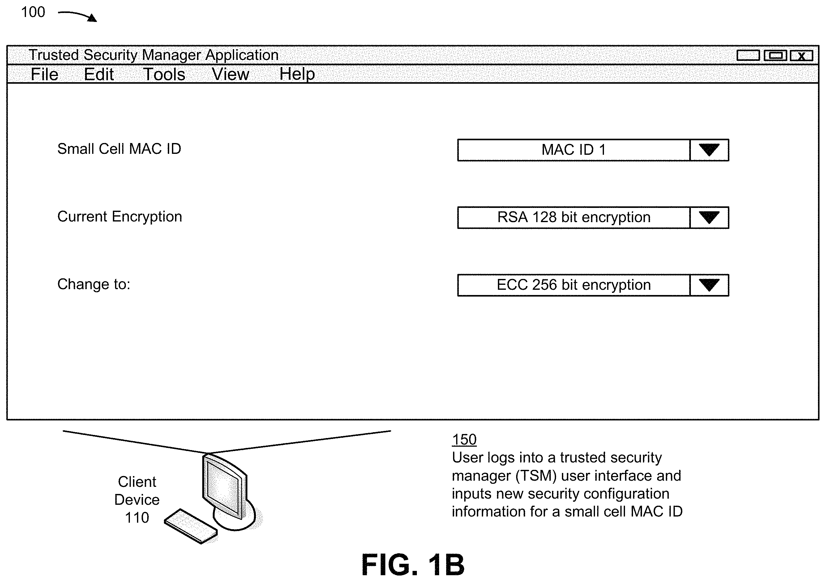 Patent US11805408 Figure 2 – Systems and methods for dynamic cryptography for small cells