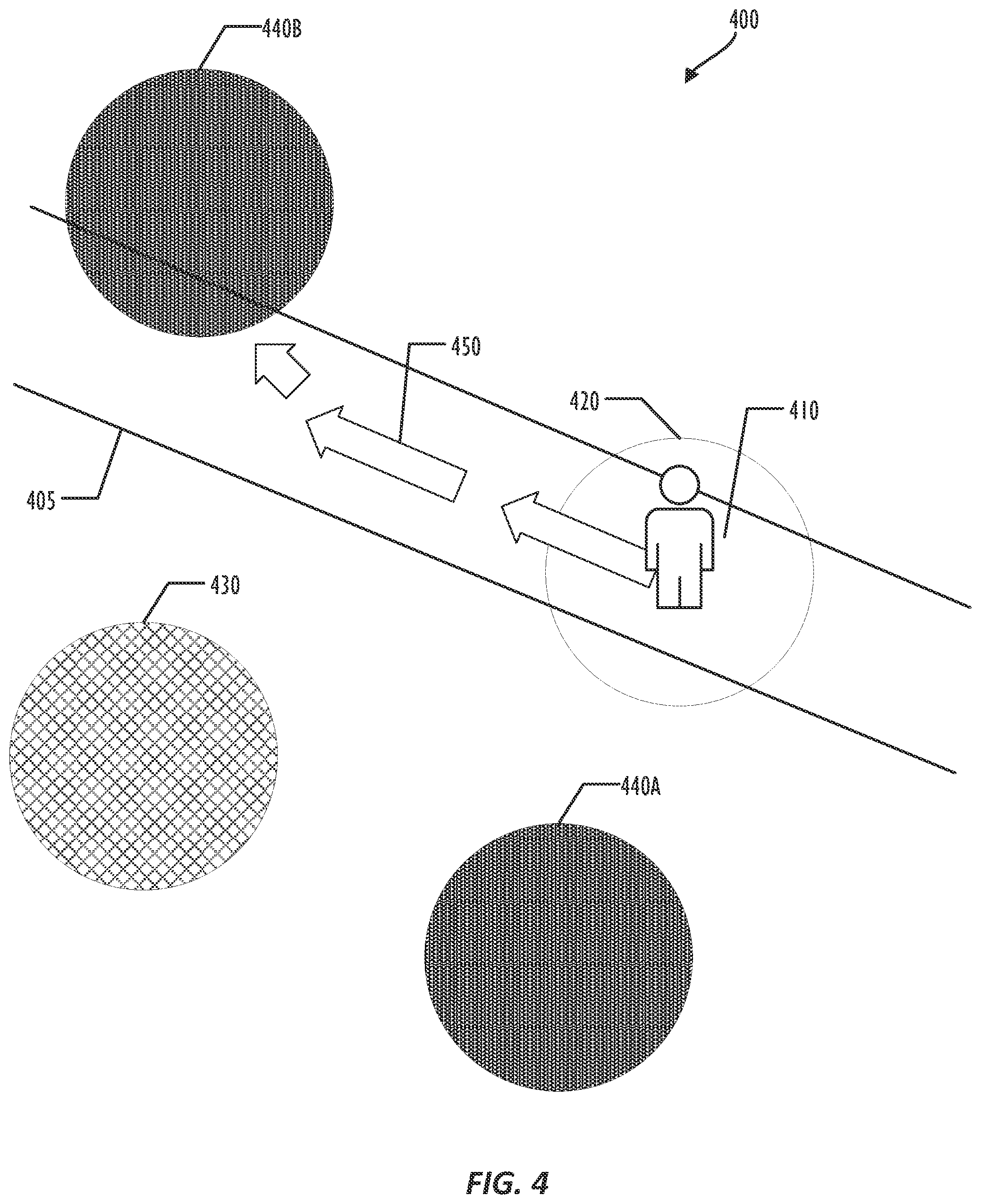 Patent US11805423 Figure 4 – Mechanism to determine cellular signal reputation of a location and intelligently manage lack of connectivity