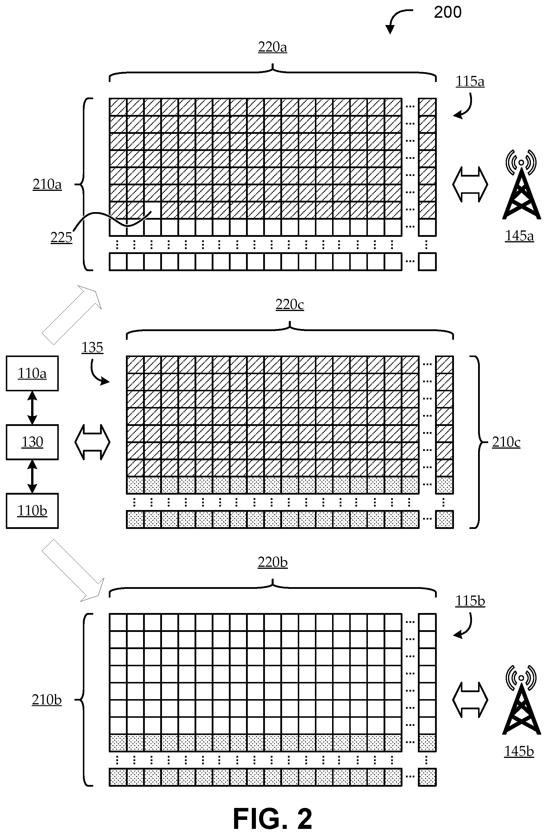 Patent US11805509 Figure 2 – Coexistence of multiple radio technologies in a shared frequency band