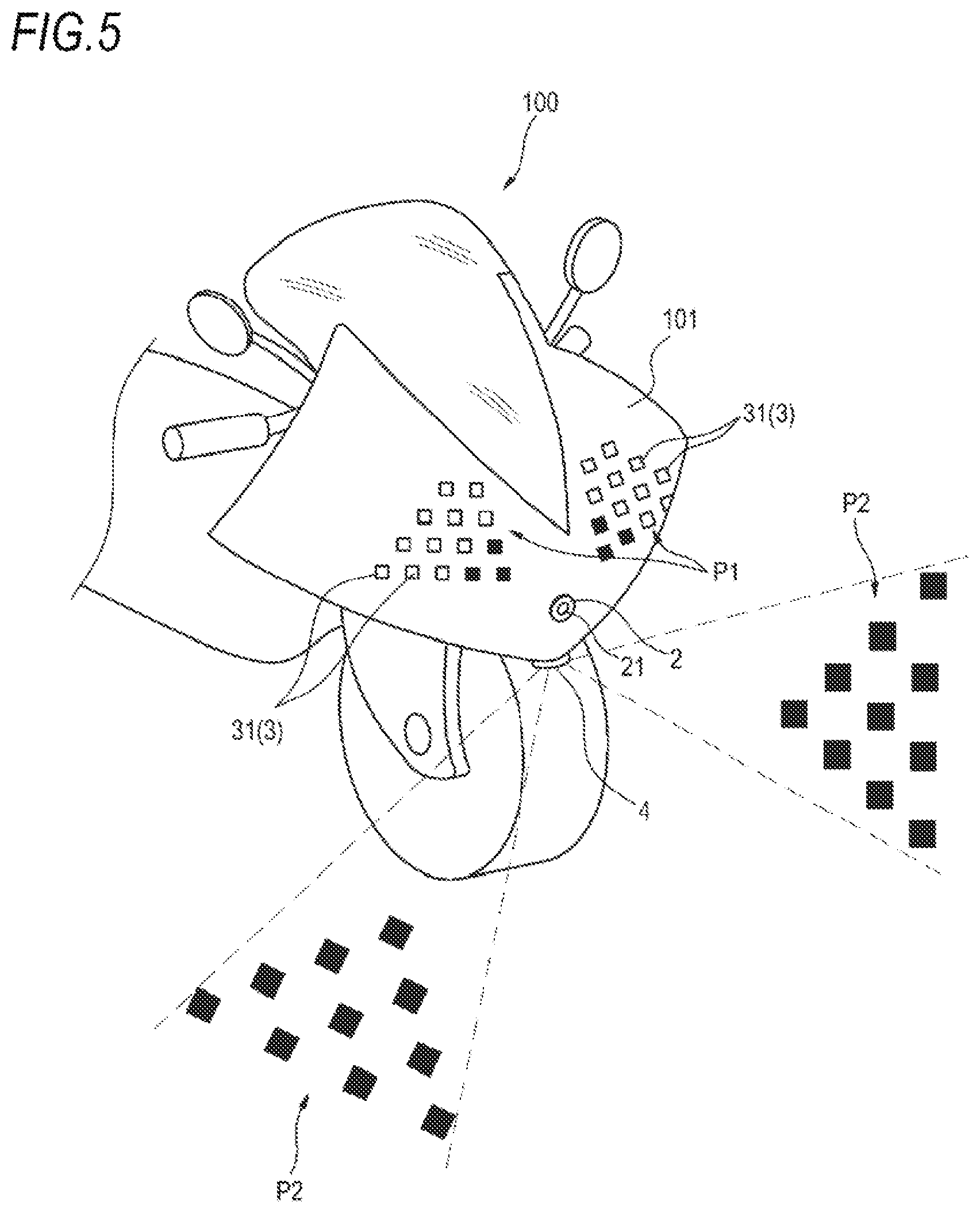Patent US11805587 Figure 4 – Vehicle illumination system, vehicle system, lamp unit and vehicle lamp