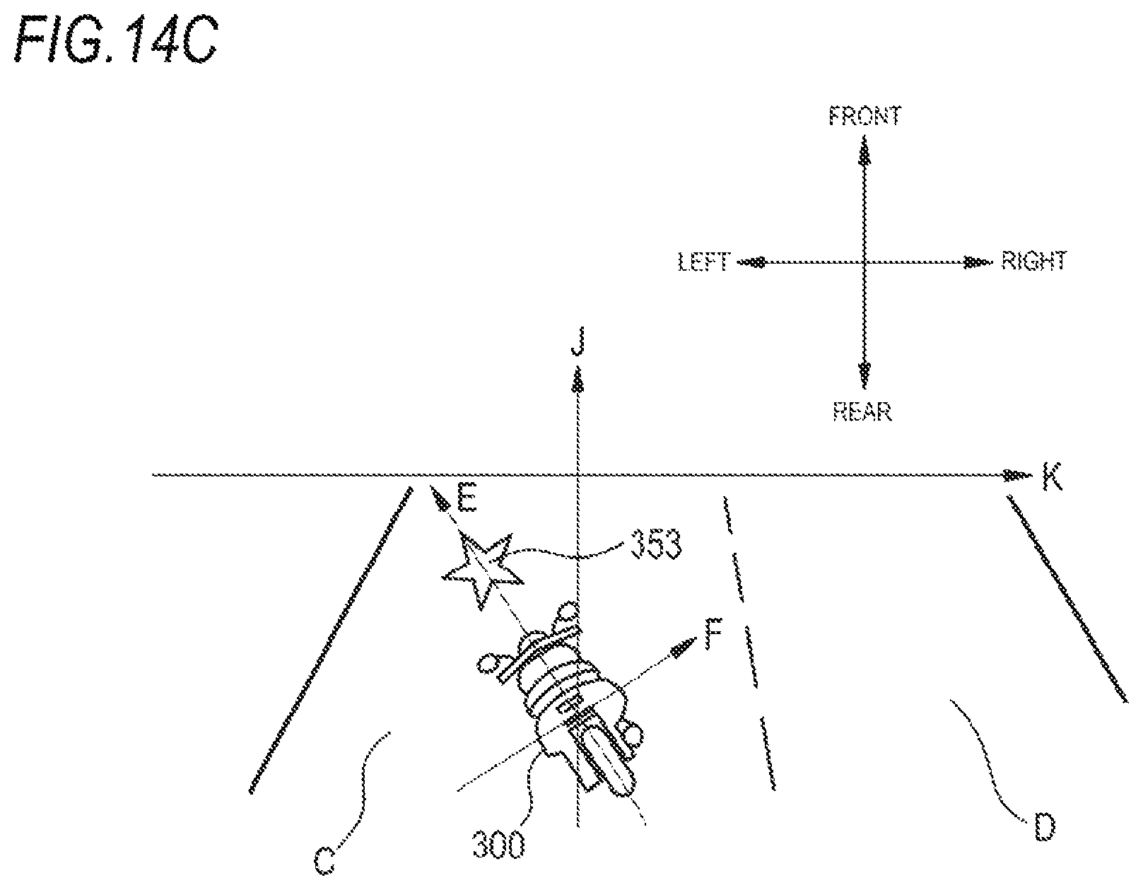 Patent US11805587 Figure 14 – Vehicle illumination system, vehicle system, lamp unit and vehicle lamp