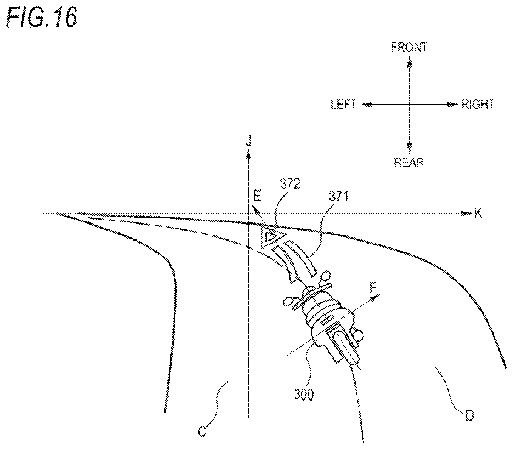 Patent US11805587 Figure 16 – Vehicle illumination system, vehicle system, lamp unit and vehicle lamp