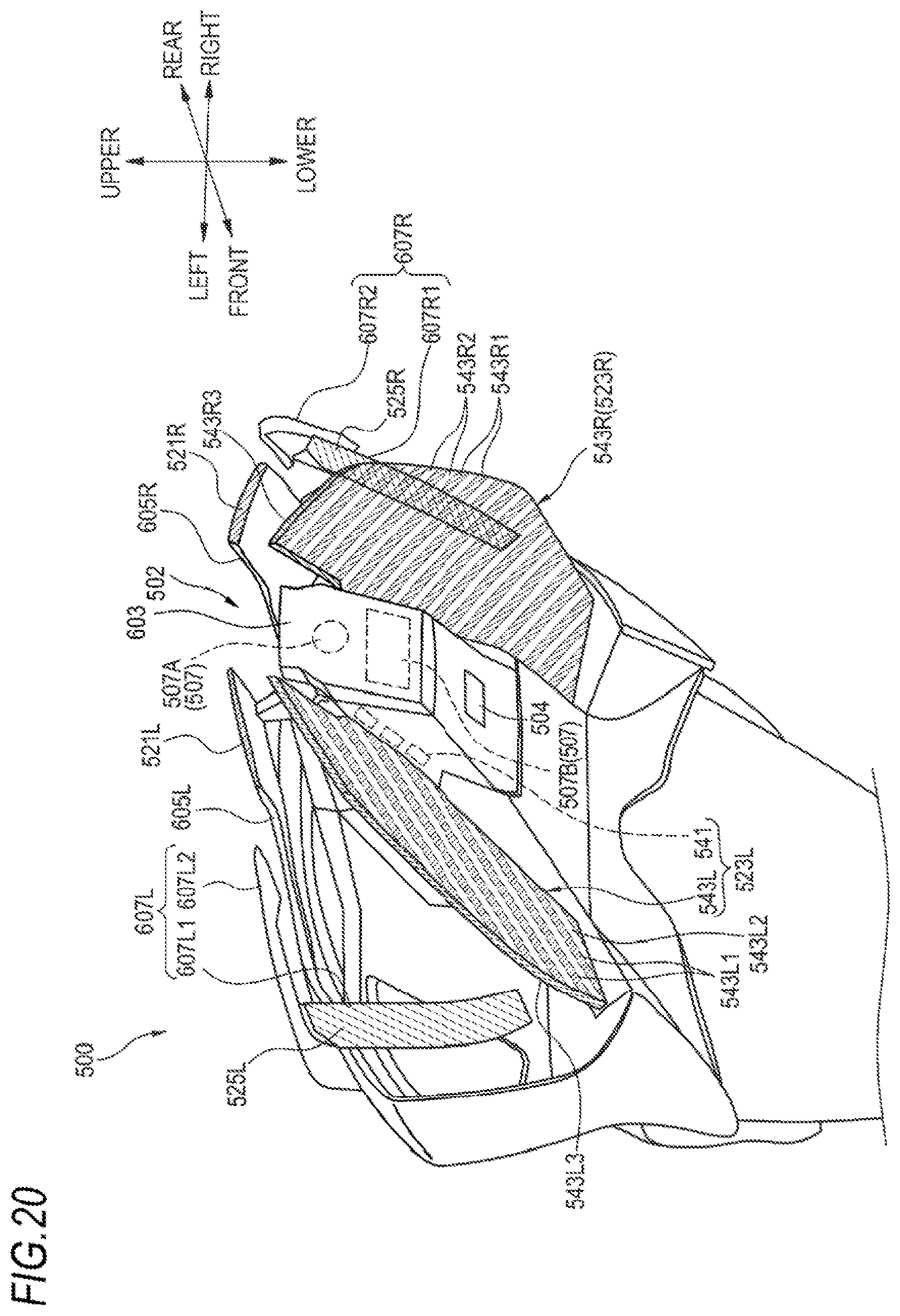 Patent US11805587 Figure 20 – Vehicle illumination system, vehicle system, lamp unit and vehicle lamp