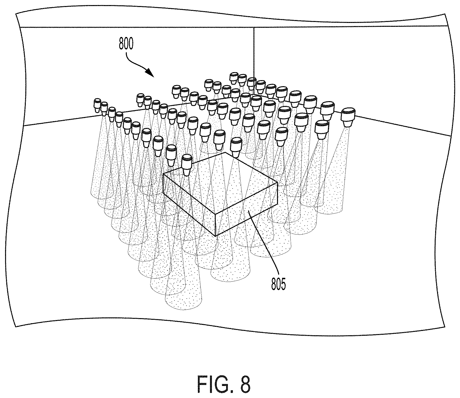 Patent US11805588 Figure 12 – Collision detection for venue lighting
