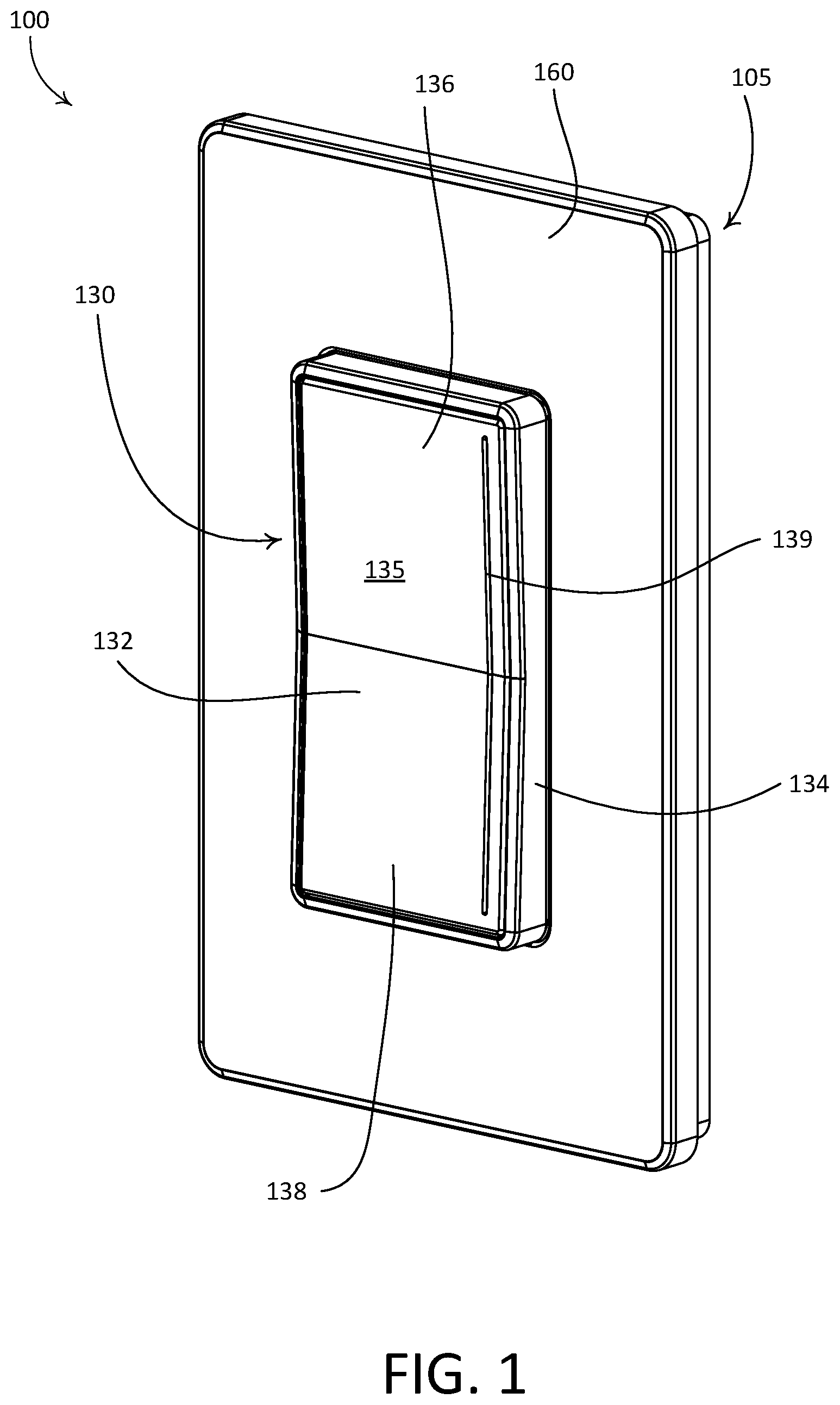 Patent US11805590 Figure 1 – Retrofit remote control device