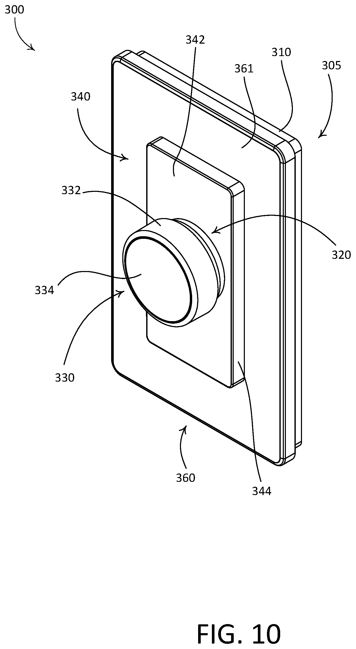Patent US11805590 Figure 10 – Retrofit remote control device