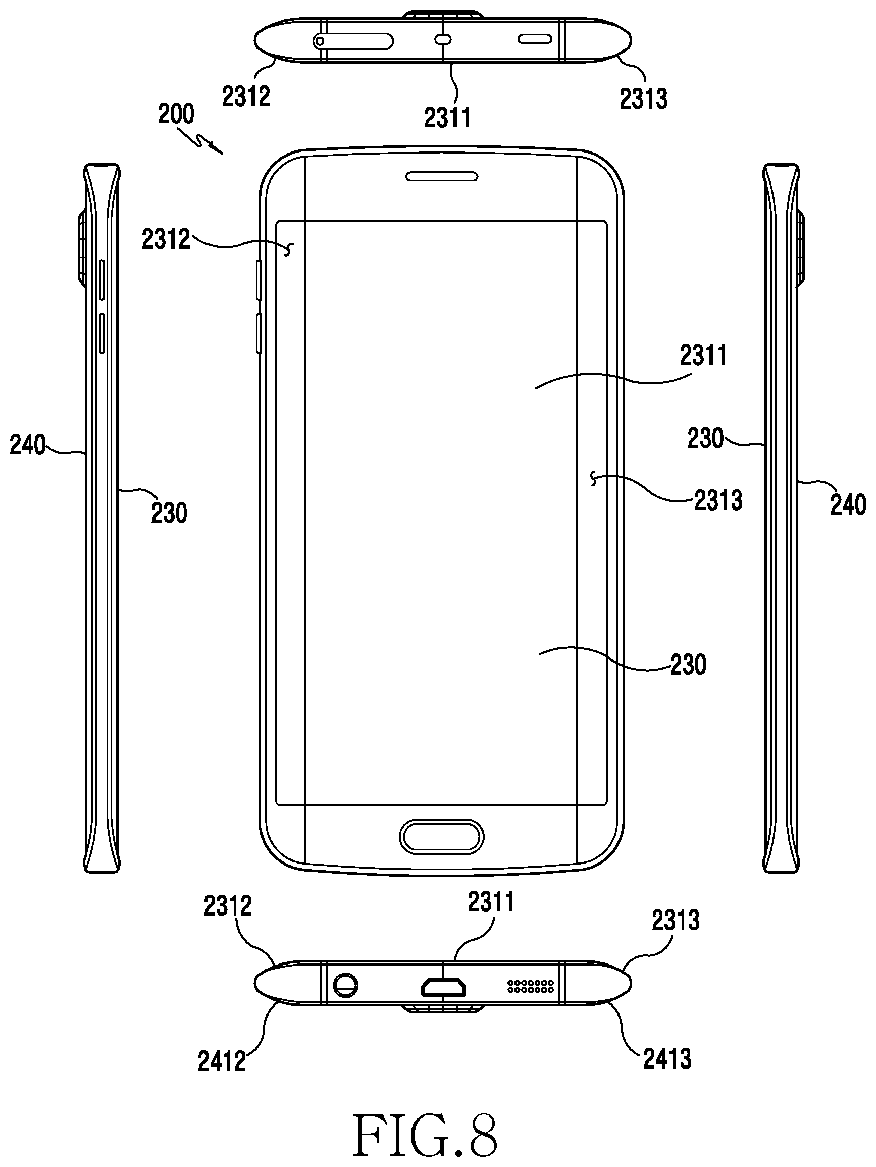 Patent US11805611 Figure 9 – Method for manufacturing exterior housing and electronic device comprising same