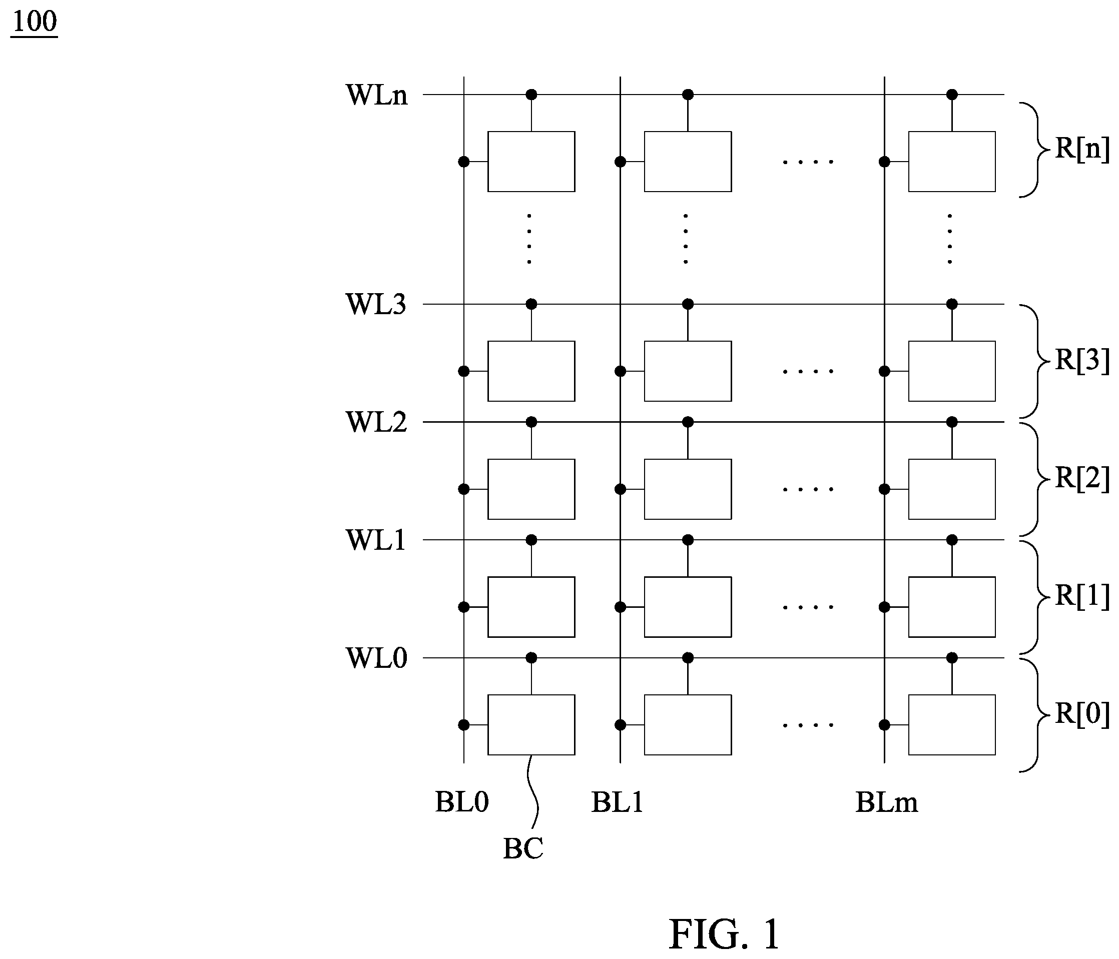 Patent US11805636 Figure 1 – Memory device