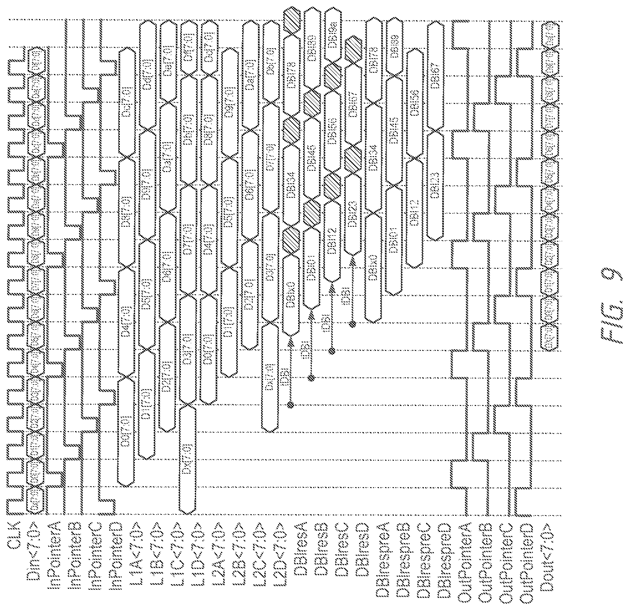 Patent US11805638 Figure 11 – Semiconductor device with first-in-first-out circuit