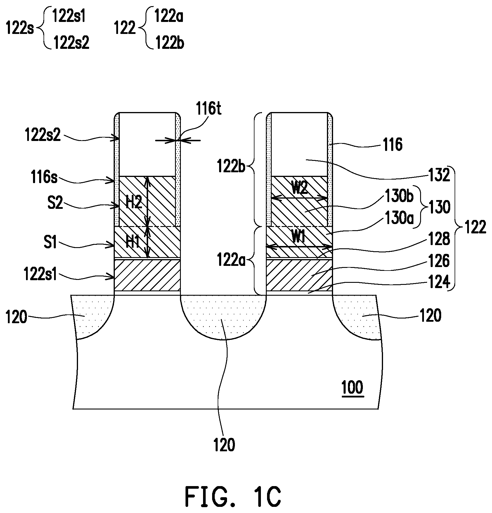 Patent US11805644 Figure 3 – Manufacturing method of memory device