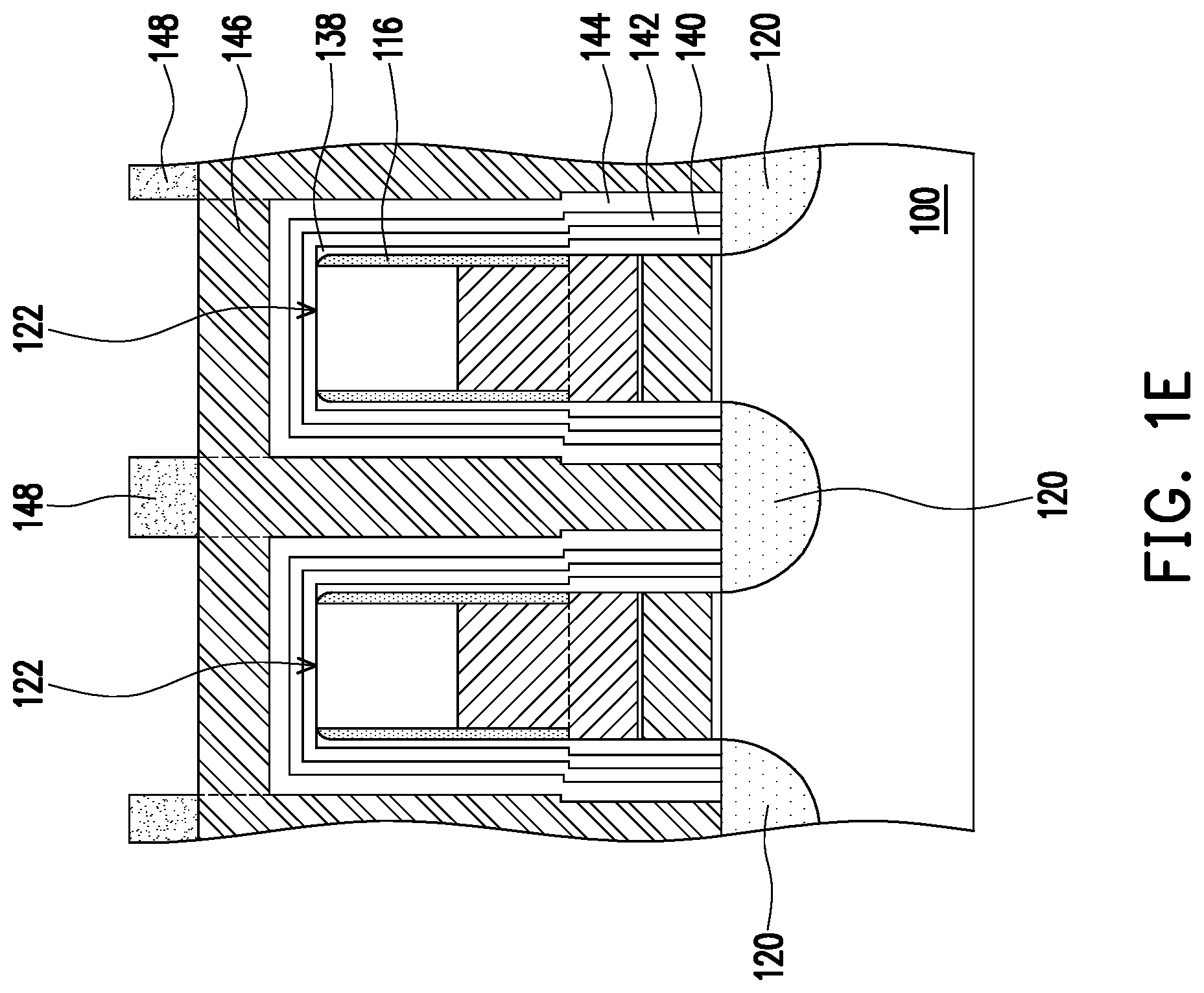Patent US11805644 Figure 5 – Manufacturing method of memory device