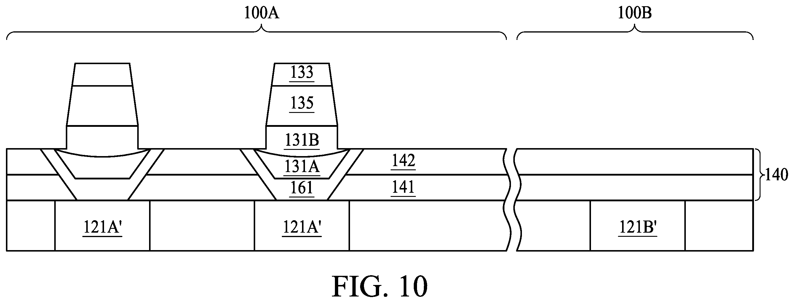 Patent US11805660 Figure 10 – Semiconductor structure