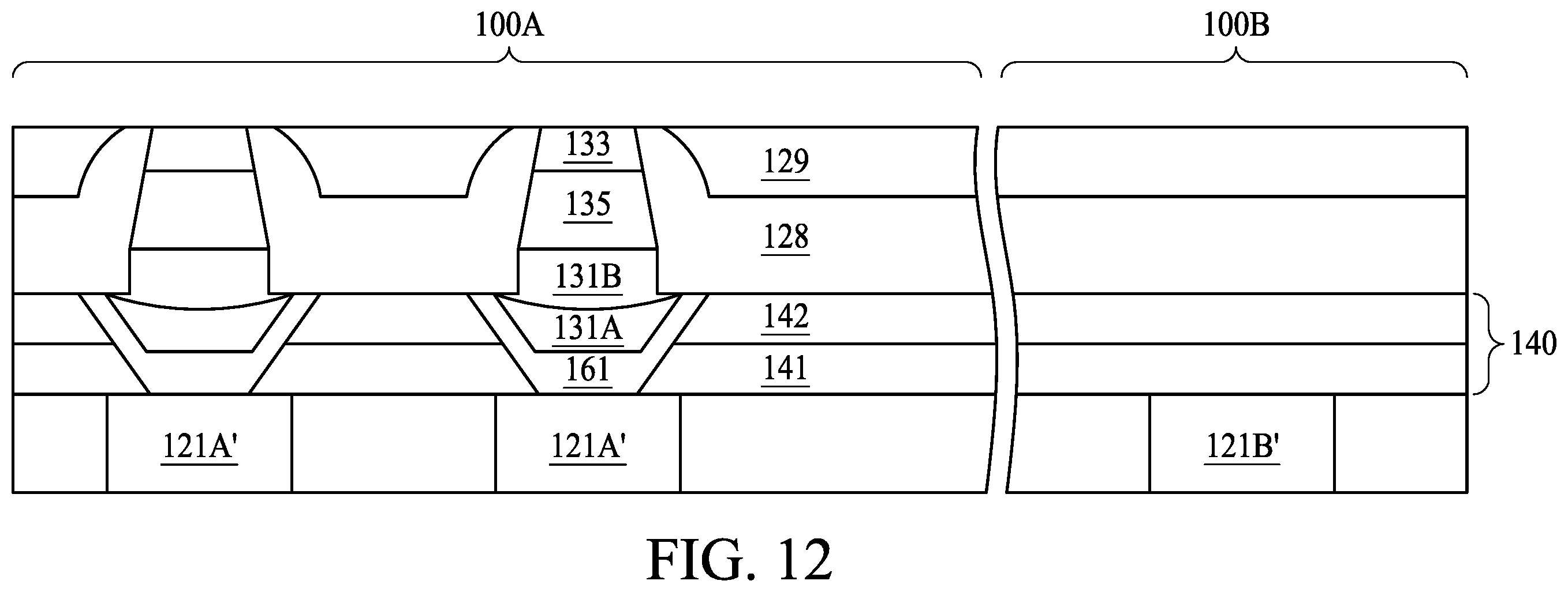 Patent US11805660 Figure 12 – Semiconductor structure