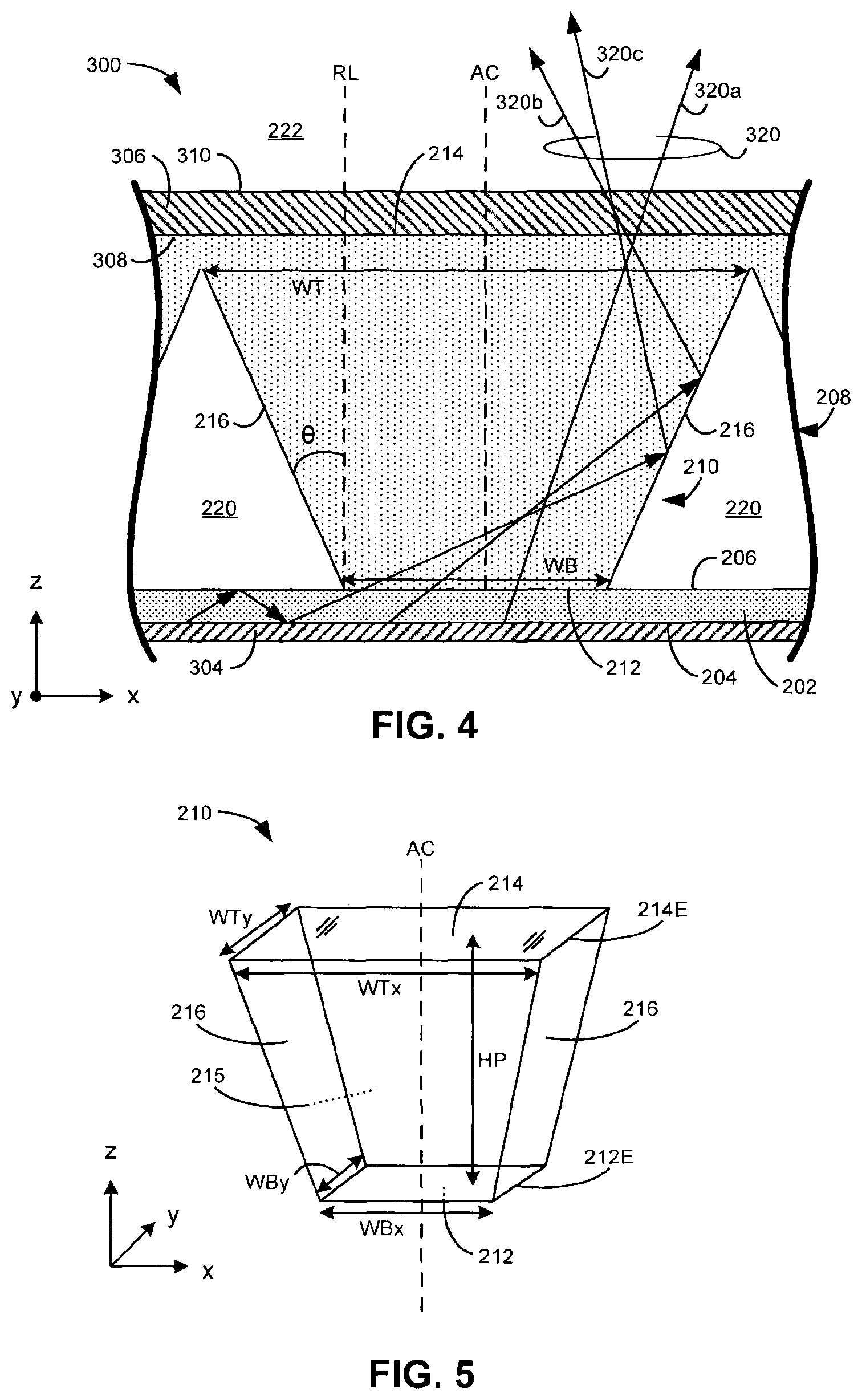 Patent US11805673 Figure 4 – Light extraction apparatus and OLED displays