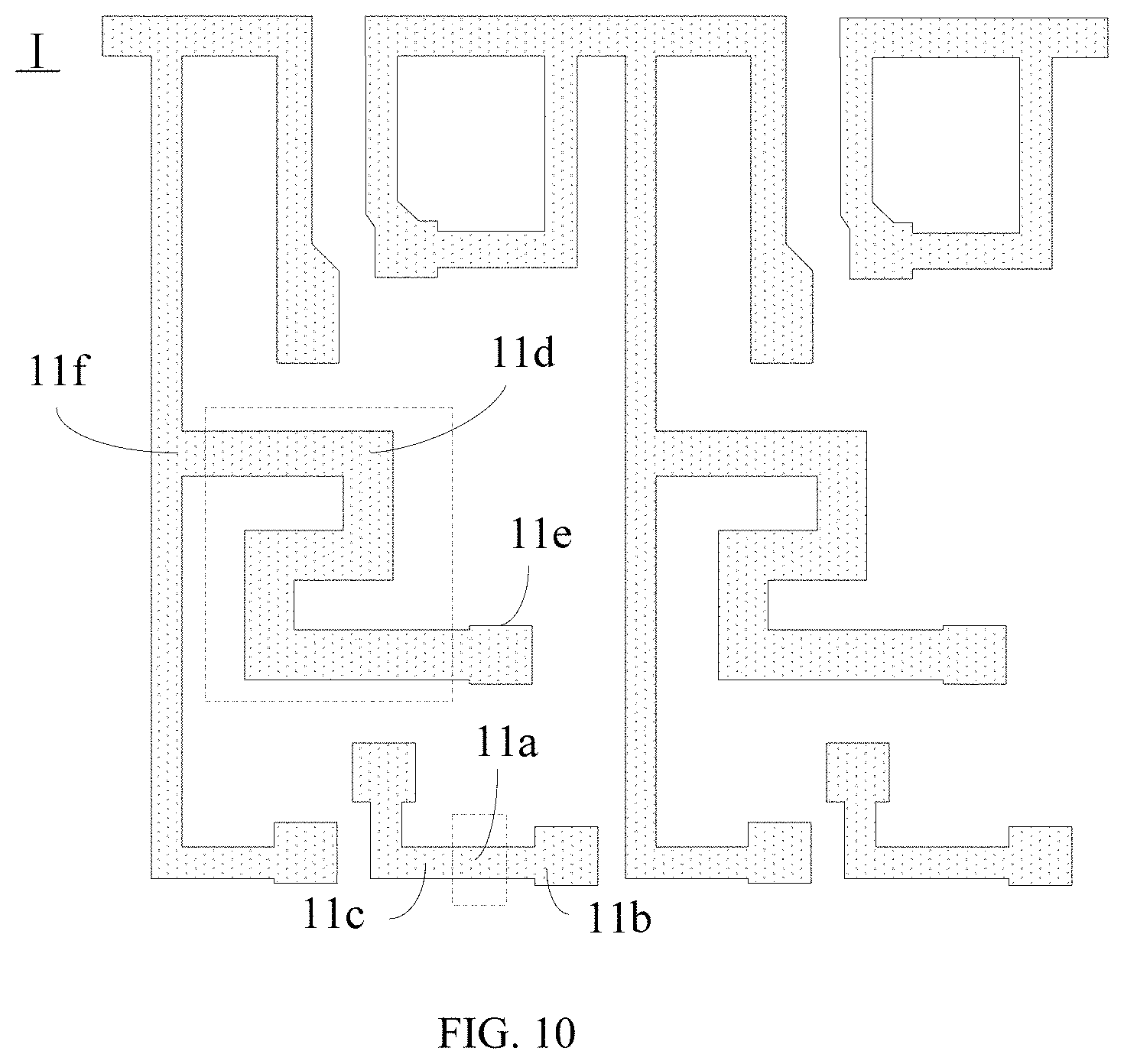Patent US11805682 Figure 7 – Organic light emitting diode display substrate comprising a second capacitor plate, a first capacitor plate and a data line sequentially disposed from a base substrate, manufacturing method thereof, and display device comprising the same