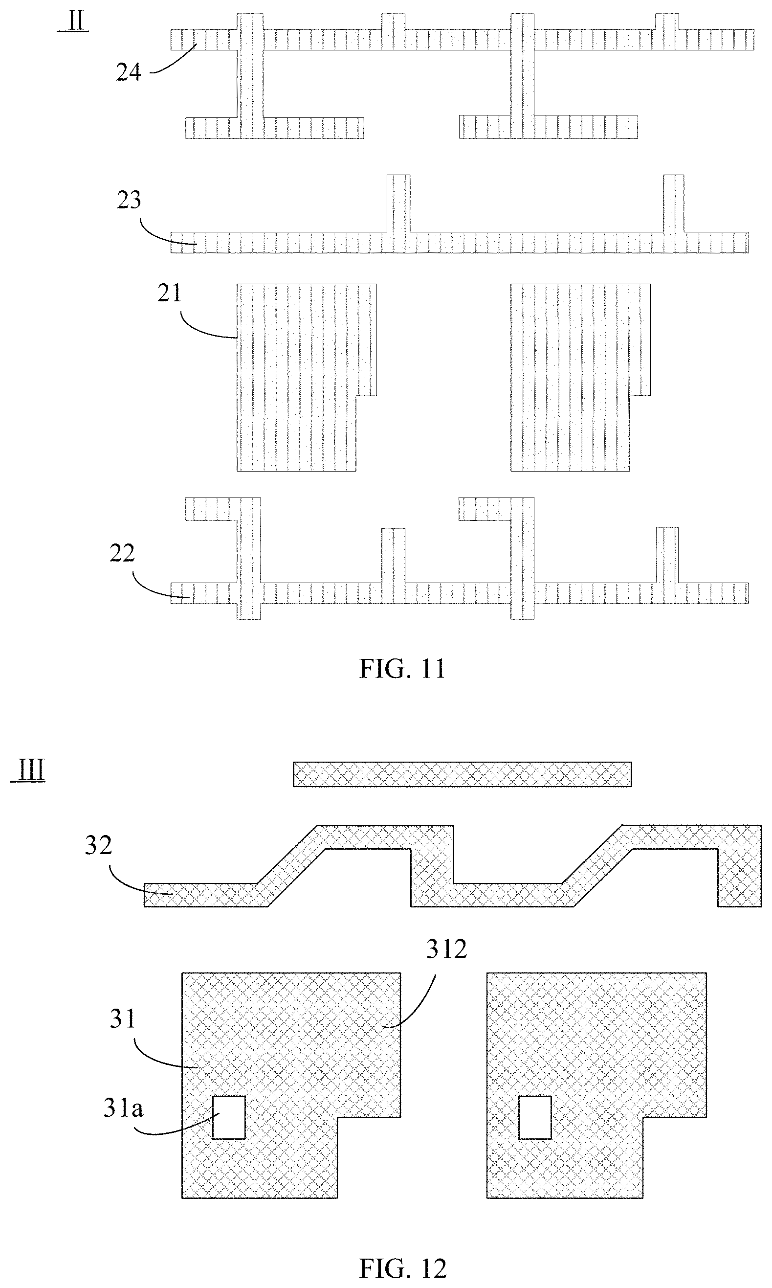 Patent US11805682 Figure 8 – Organic light emitting diode display substrate comprising a second capacitor plate, a first capacitor plate and a data line sequentially disposed from a base substrate, manufacturing method thereof, and display device comprising the same