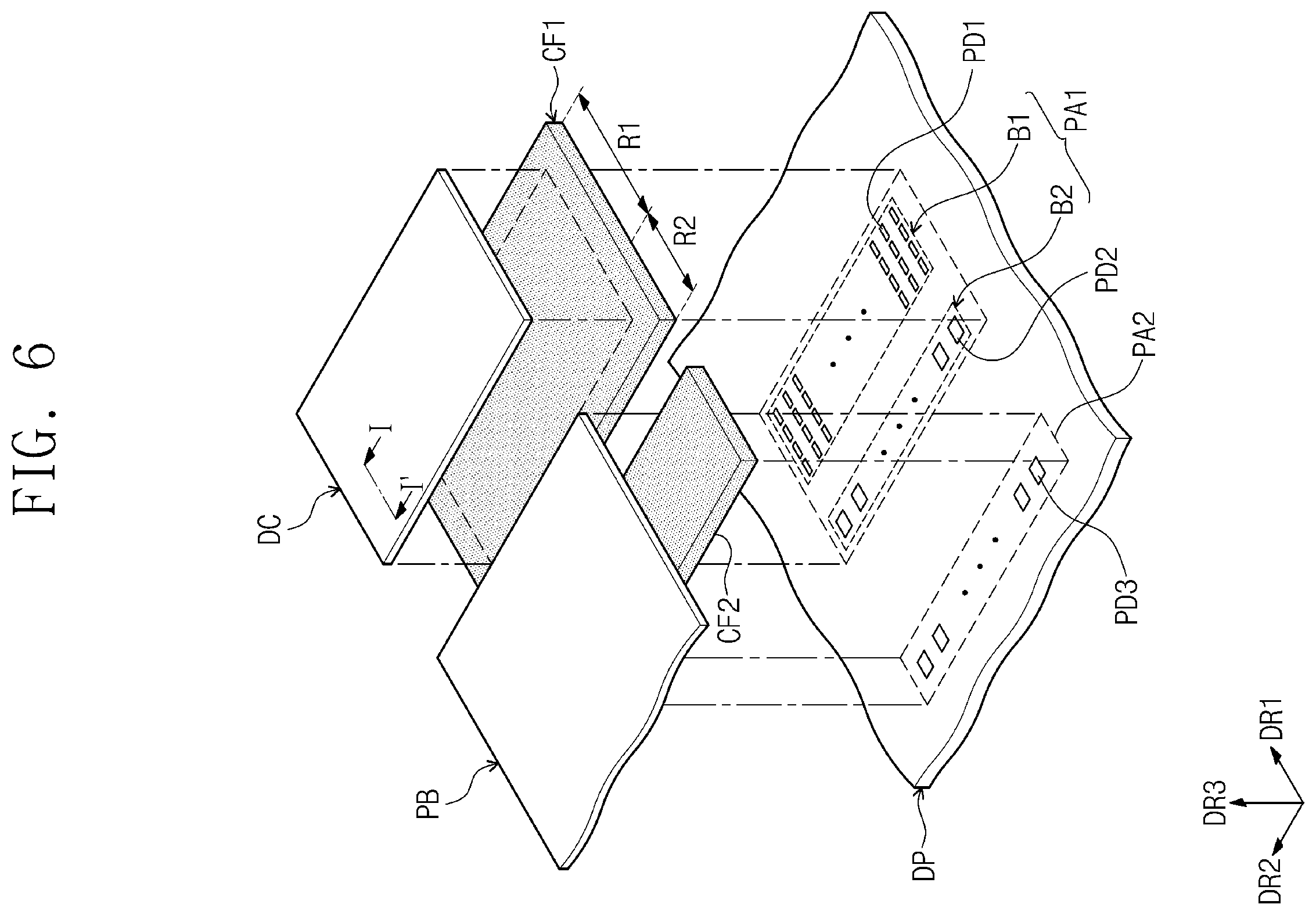 Patent US11805685 Figure 7 – Electronic device including conductive adhesive layer