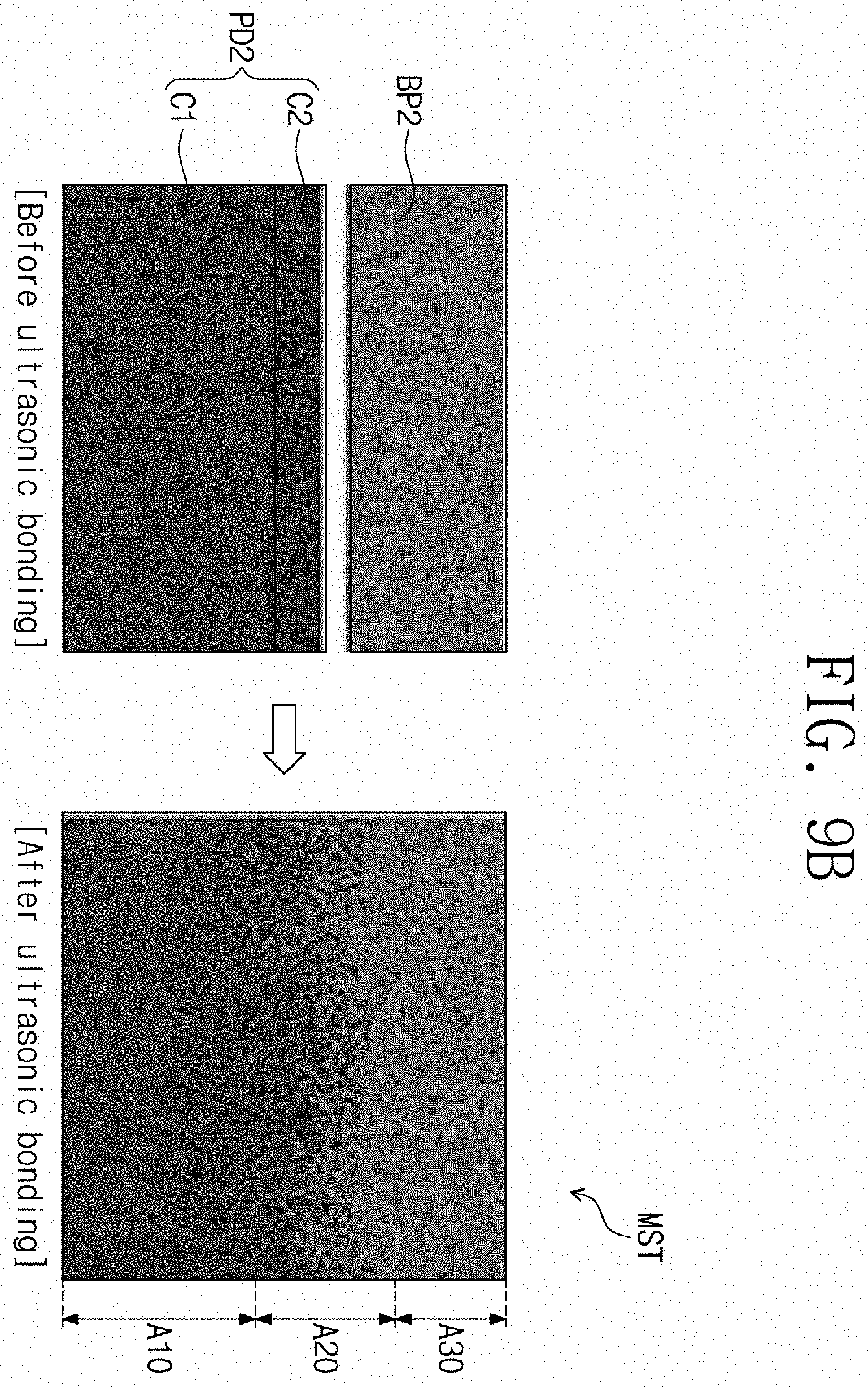 Patent US11805685 Figure 11 – Electronic device including conductive adhesive layer