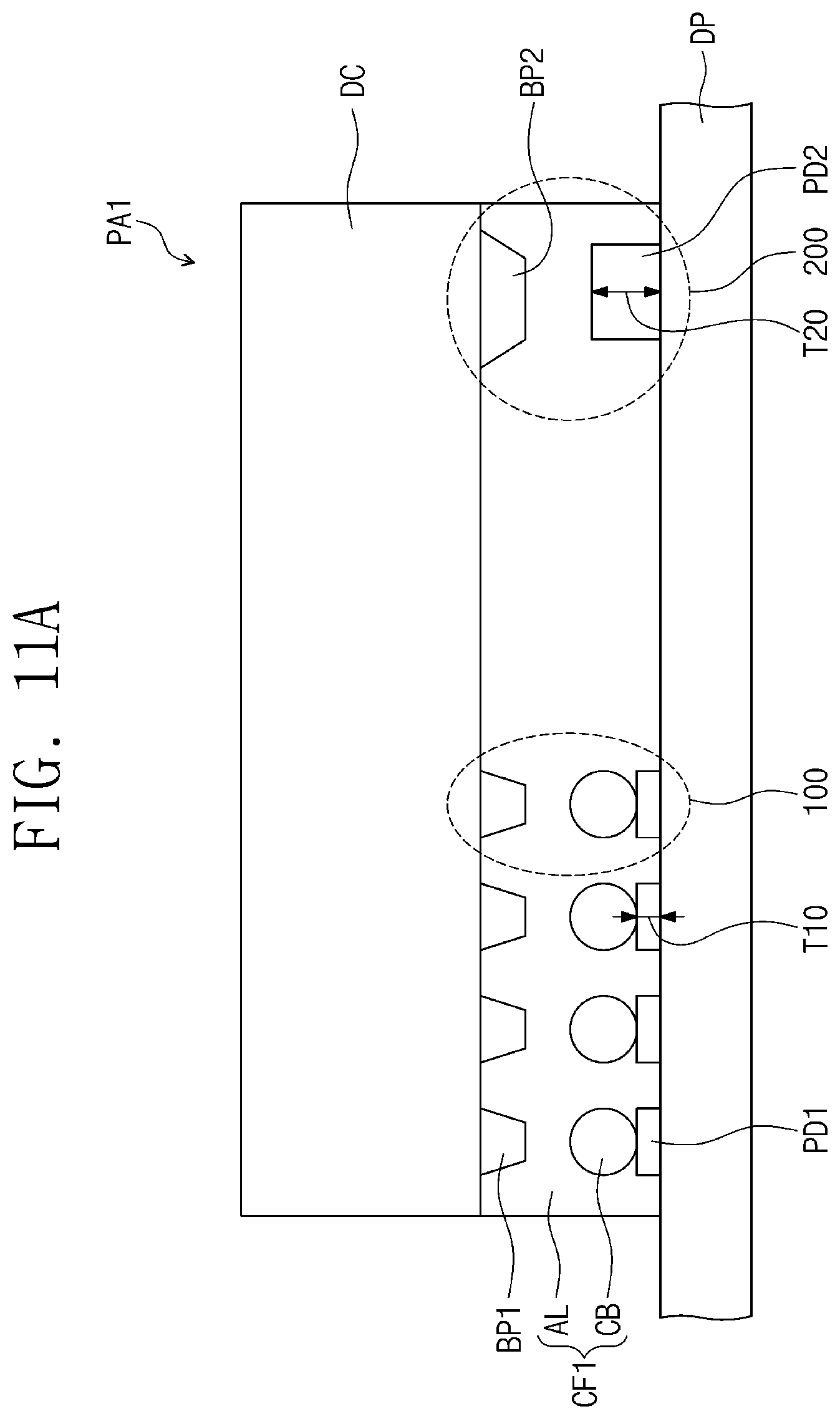 Patent US11805685 Figure 13 – Electronic device including conductive adhesive layer