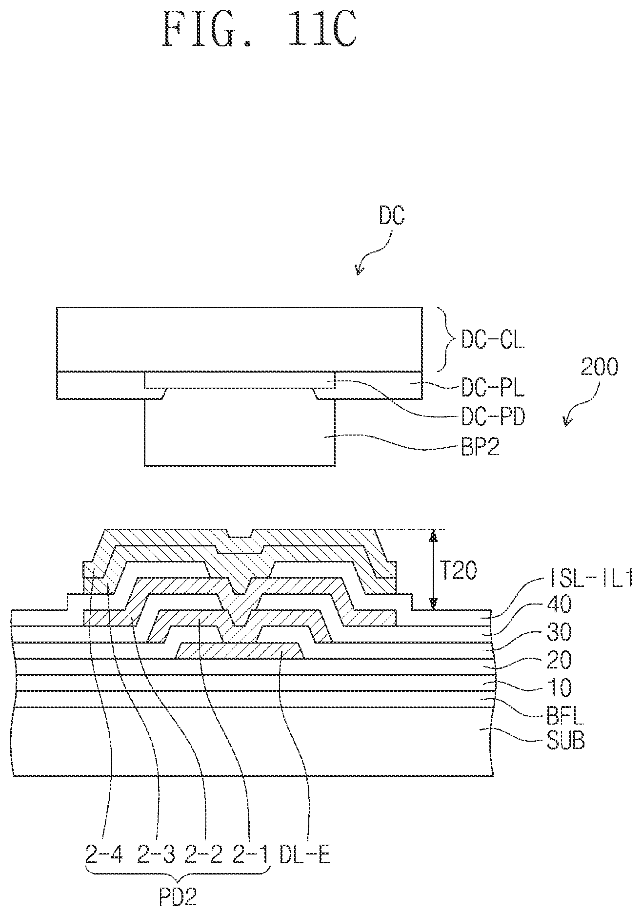 Patent US11805685 Figure 15 – Electronic device including conductive adhesive layer