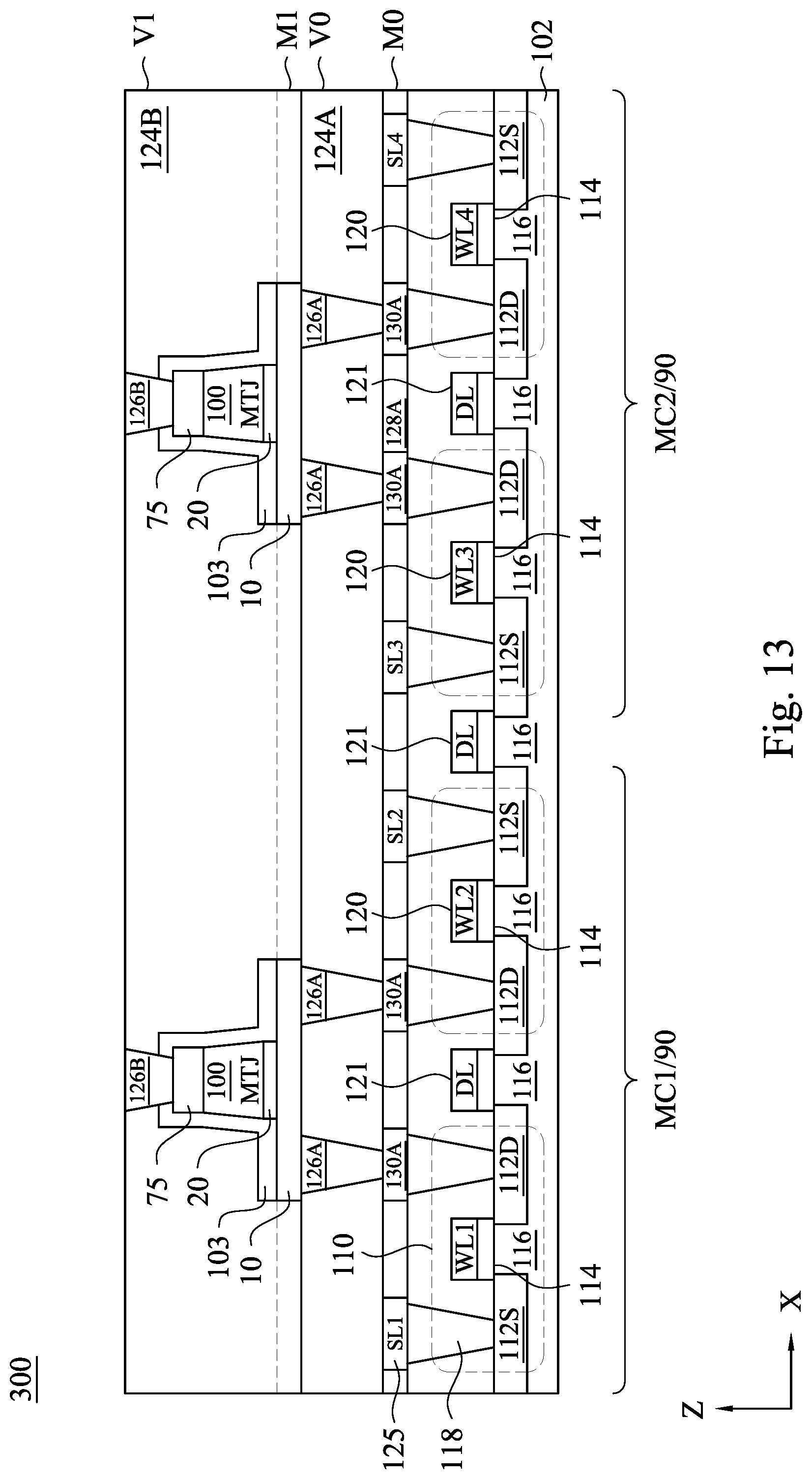 Patent US11805705 Figure 12 – Strained ferromagnetic hall metal SOT layer