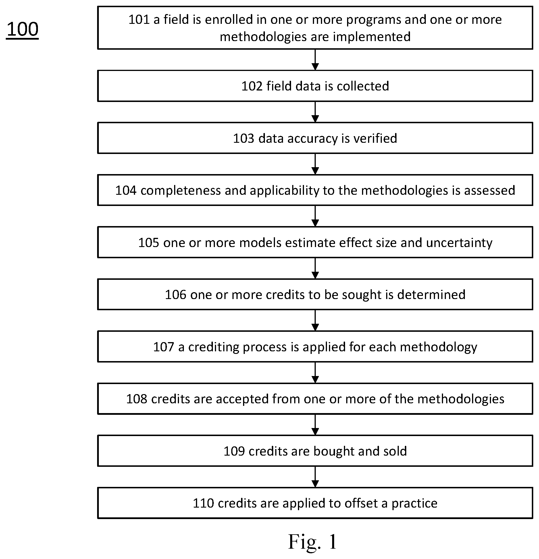 Patent US11810021 — Systems and methods for ecosystem credit recommendations — Figure 1