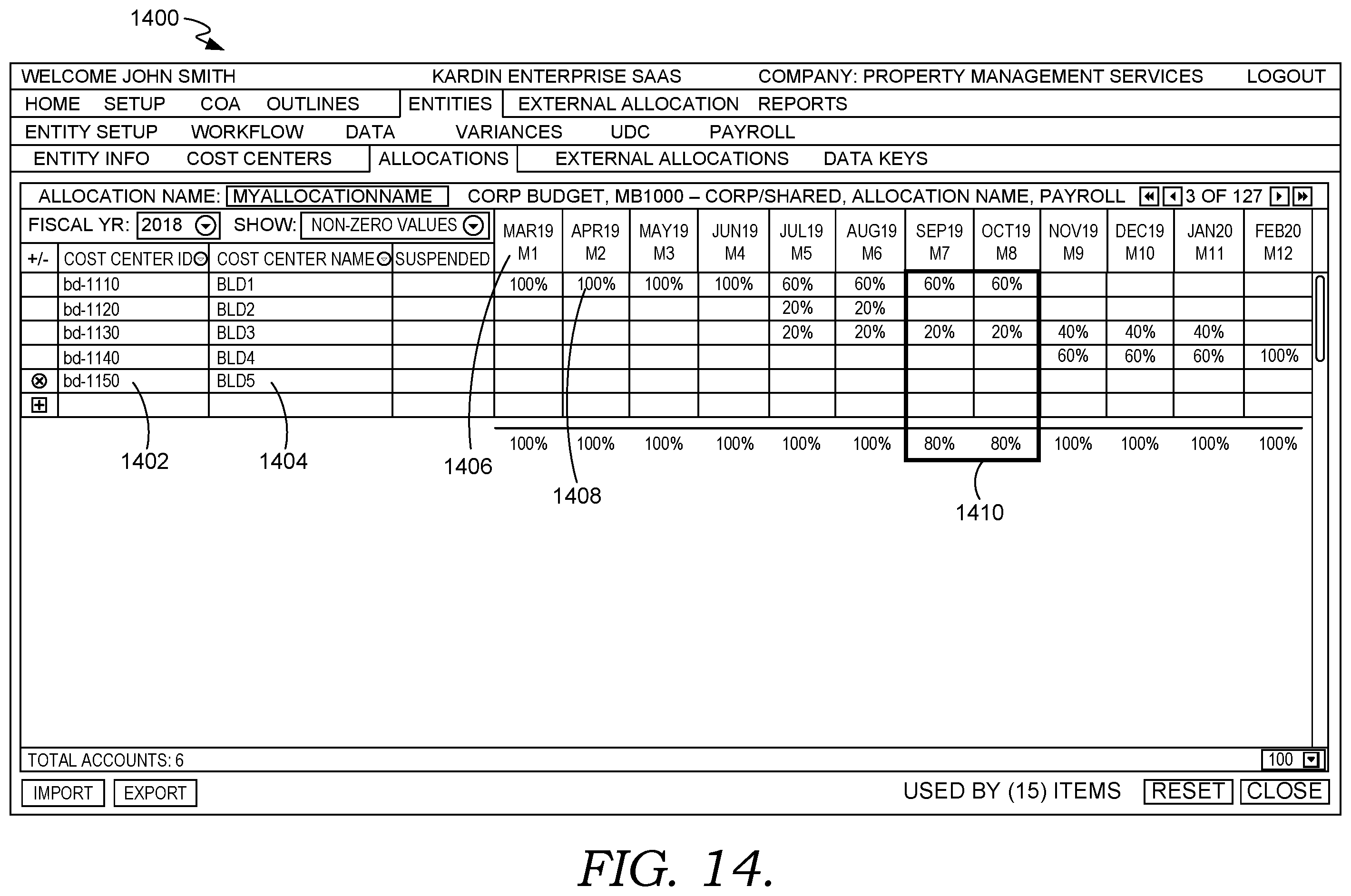 Patent US11810034 Figure 15 – Variable resource allocation