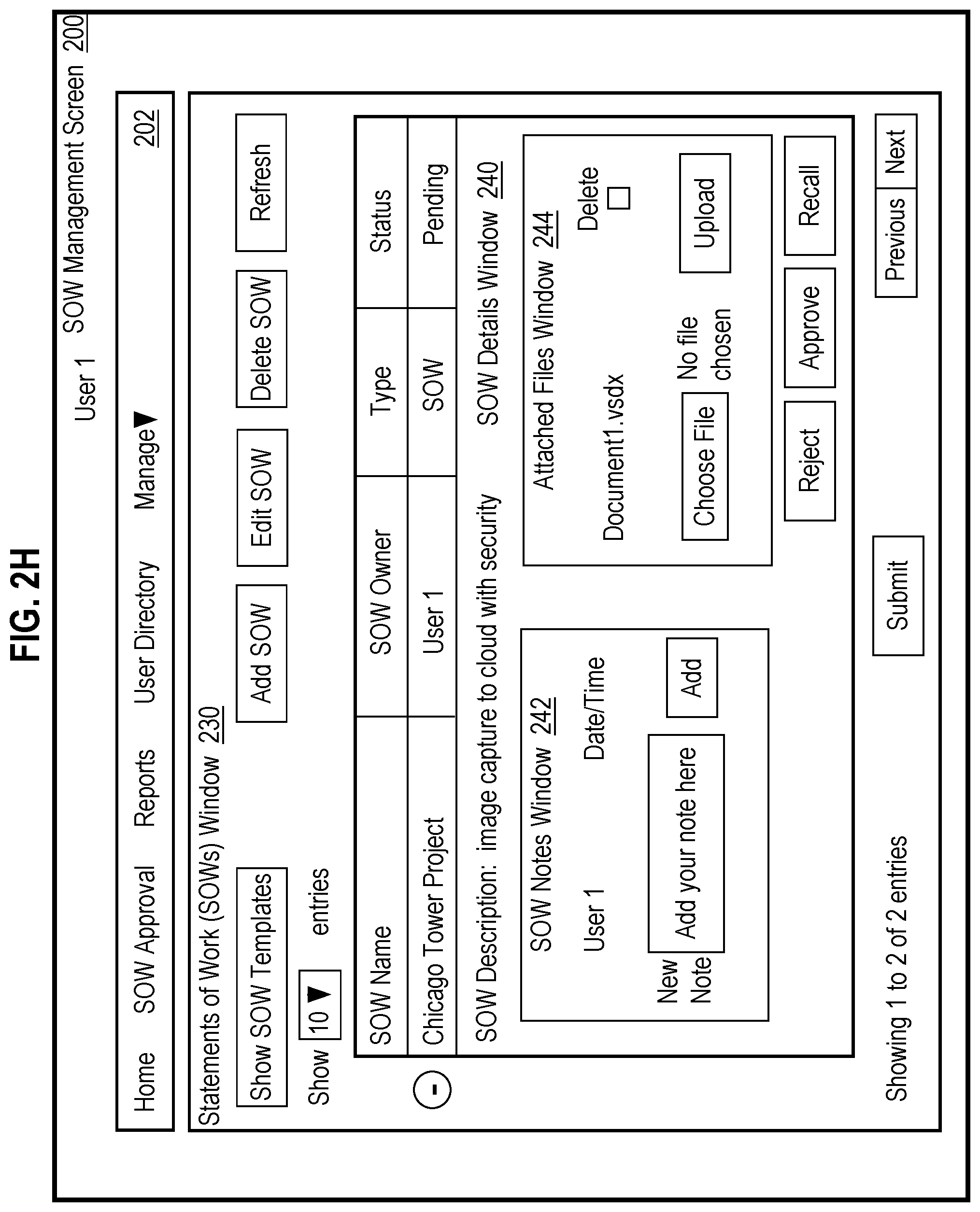 Patent US11810036 Figure 14 – Creating and managing statements of work