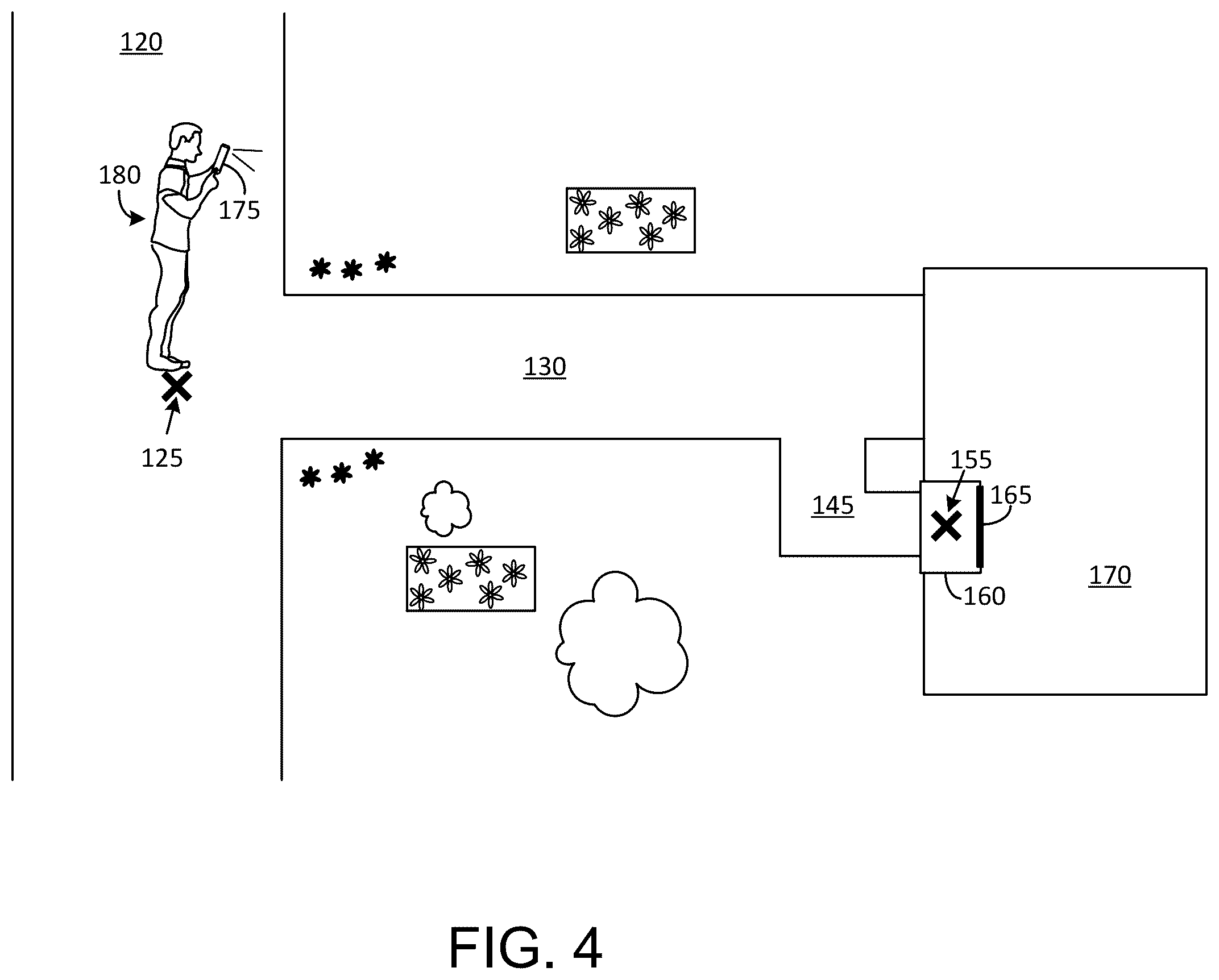 Patent US11810049 Figure 4 – Systems and methods to generate a last mile travel route for a delivery robot