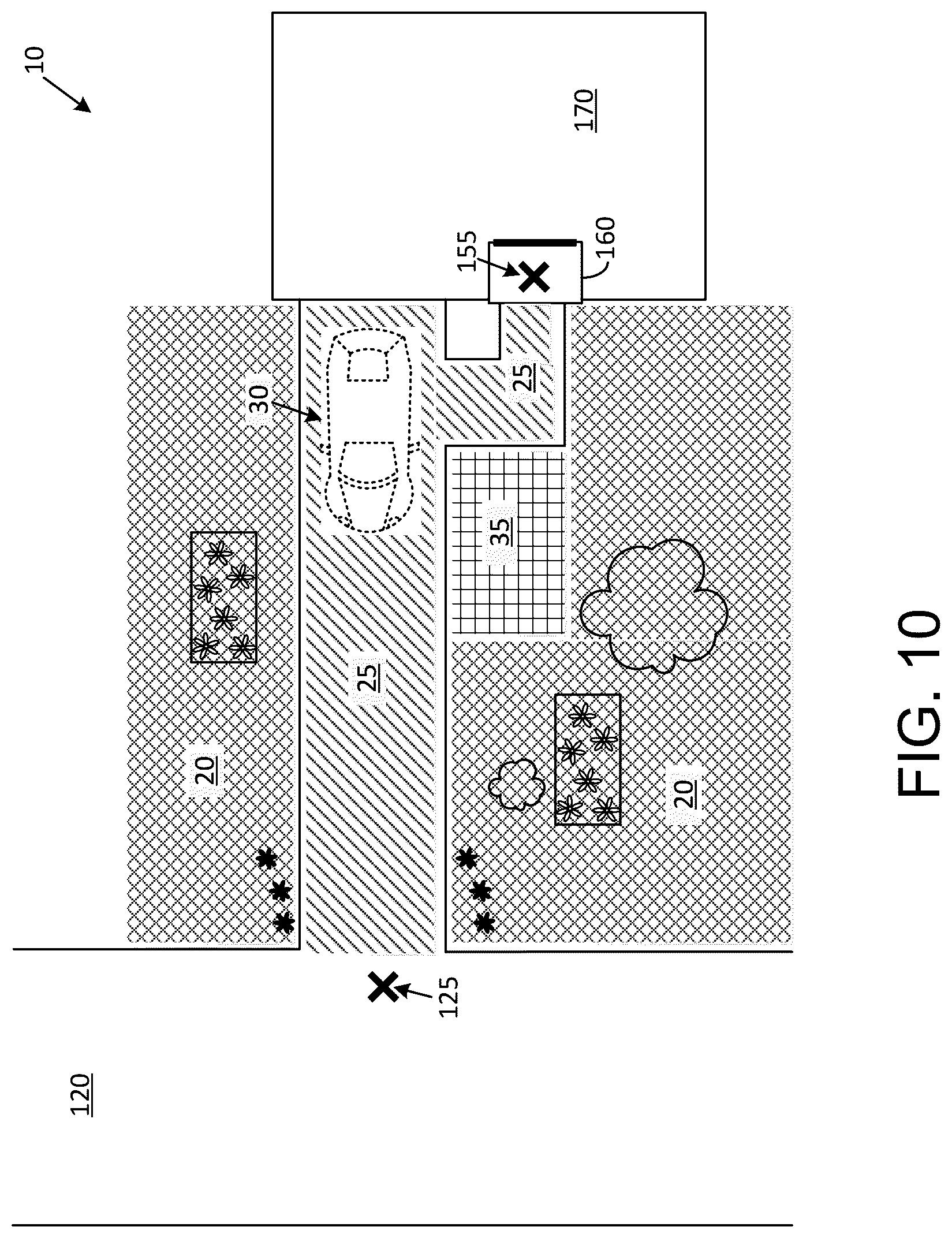 Patent US11810049 Figure 8 – Systems and methods to generate a last mile travel route for a delivery robot