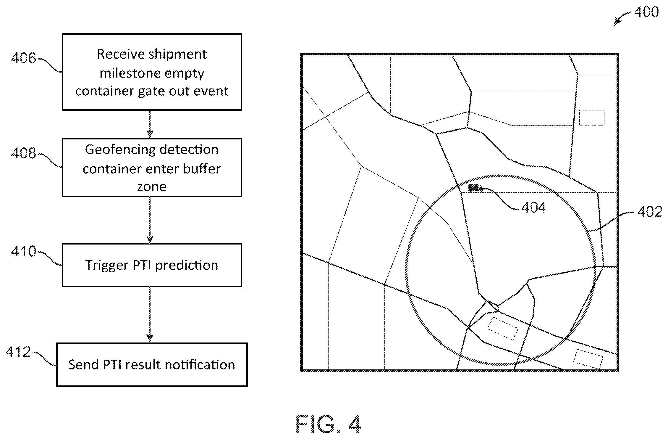 Patent US11810061 Figure 4 – Pre-trip inspection prediction and PTI reduction systems, processes and methods of use
