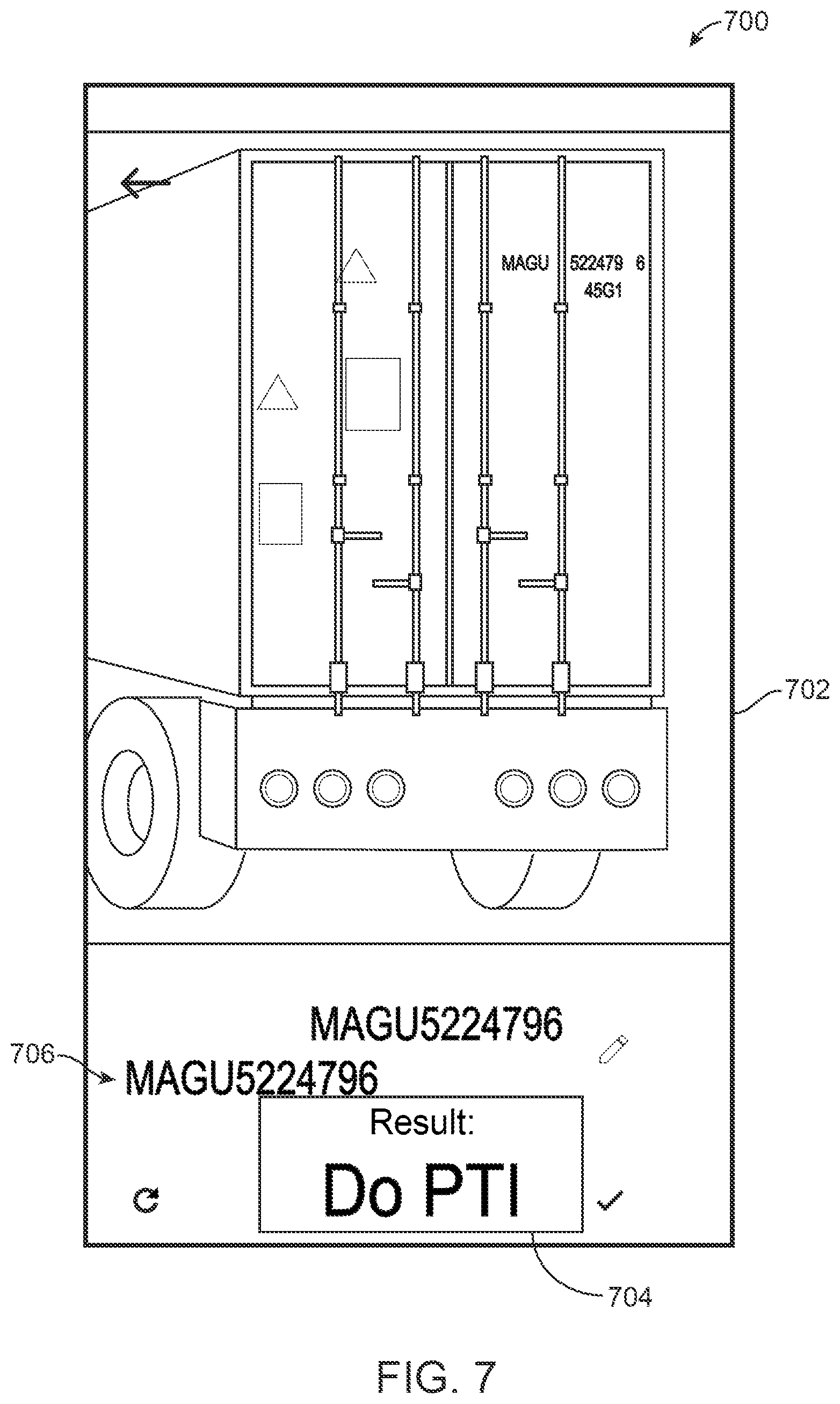 Patent US11810061 Figure 7 – Pre-trip inspection prediction and PTI reduction systems, processes and methods of use