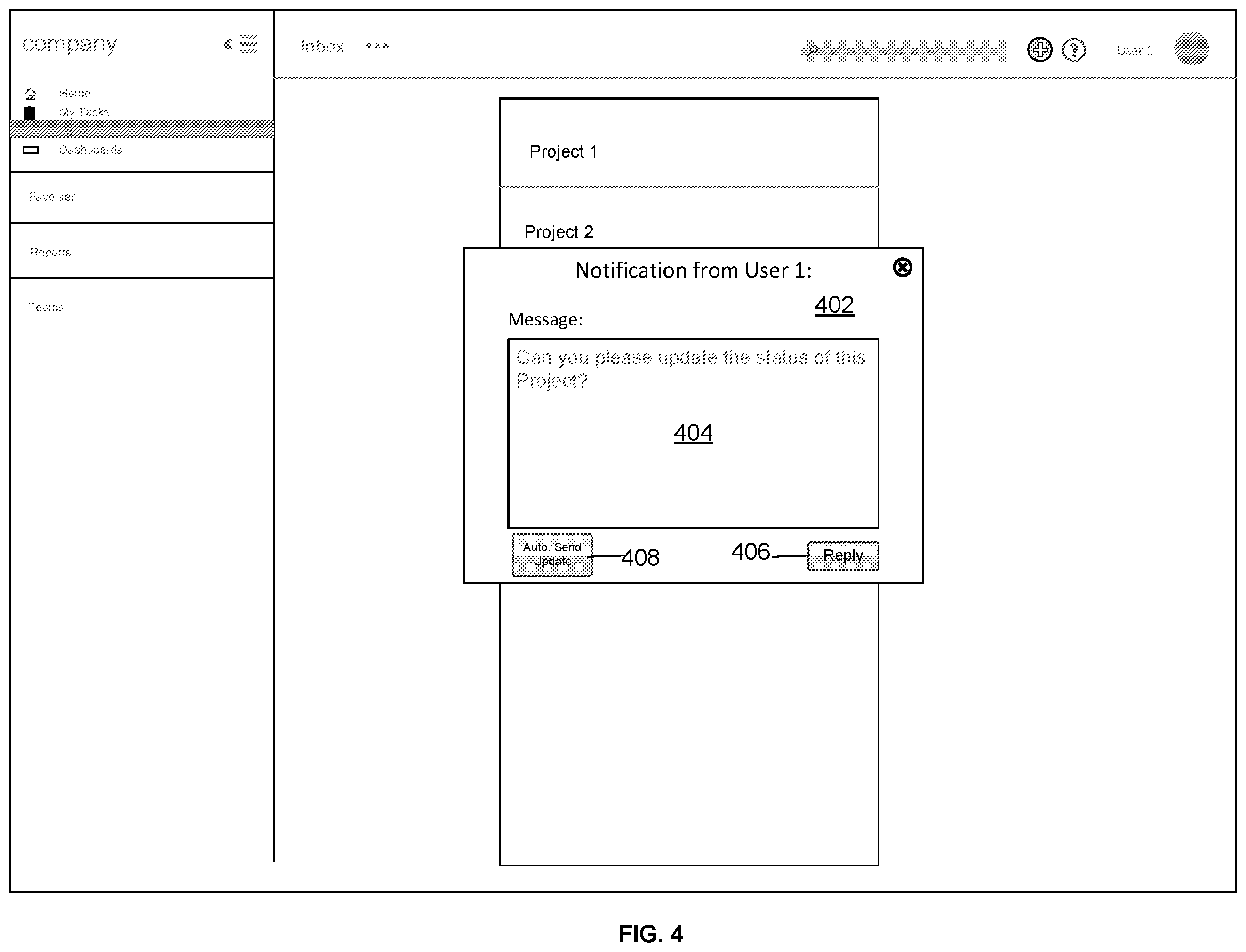Patent US11810074 Figure 5 – Systems and methods for providing a dashboard for a collaboration work management platform