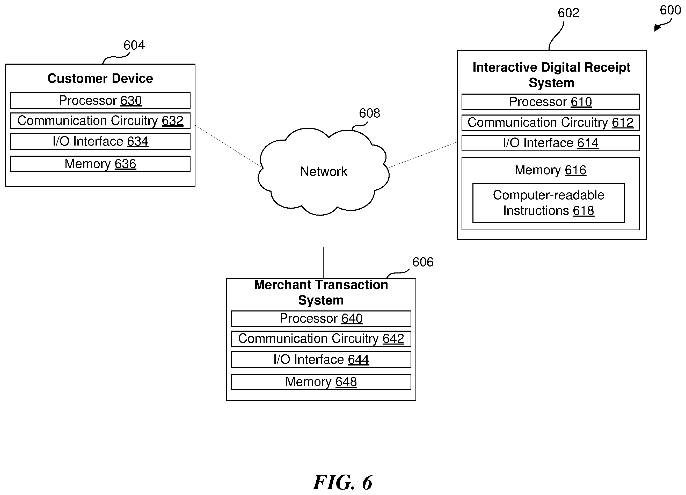 Patent US11810078 Figure 14 – Interactive digital receipt