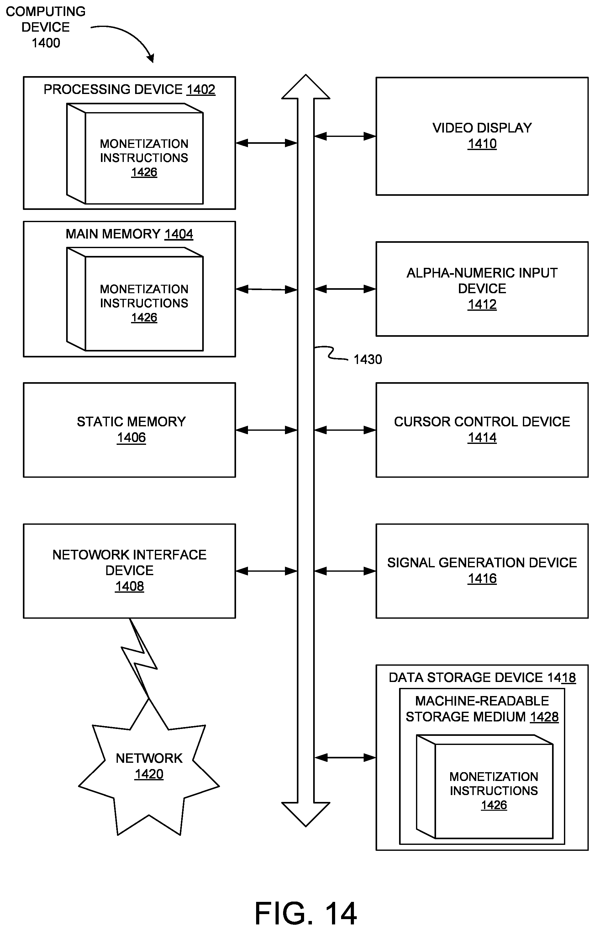 Patent US11810089 Figure 15 – Data exchange-based platform