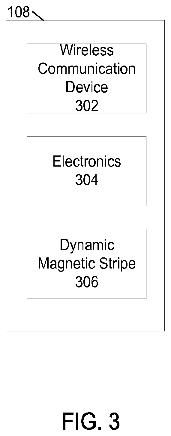 Patent US11810098 Figure 3 – Augmented reality numberless transaction card