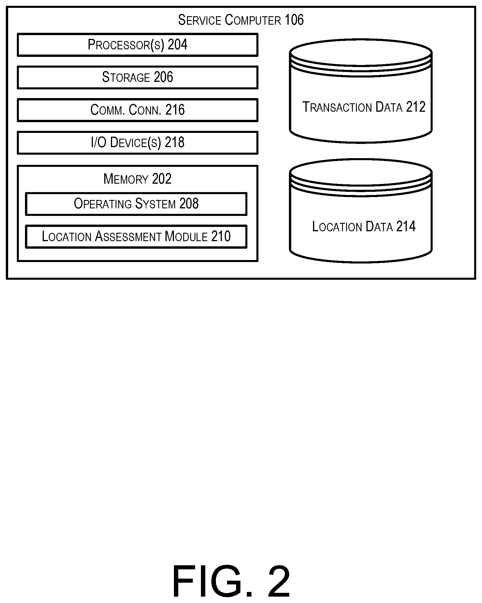 Patent US11810115 Figure 2 – Method and system for determining terminal locations